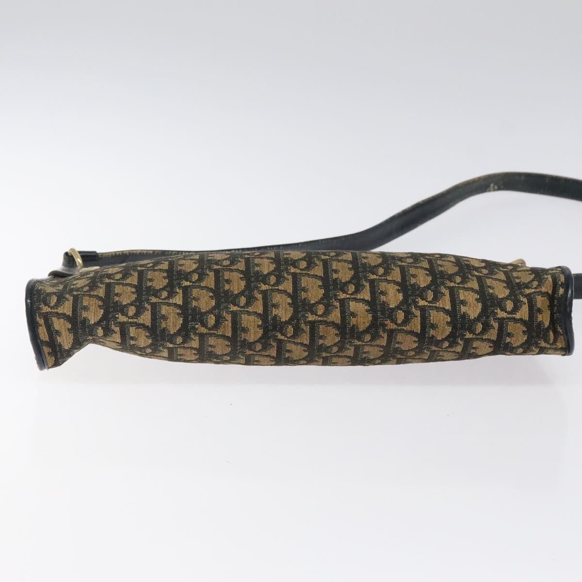 Dior DIOR Trotter Canvas Shoulder Bag Navy Gold Size ONE SIZE - 9 Thumbnail