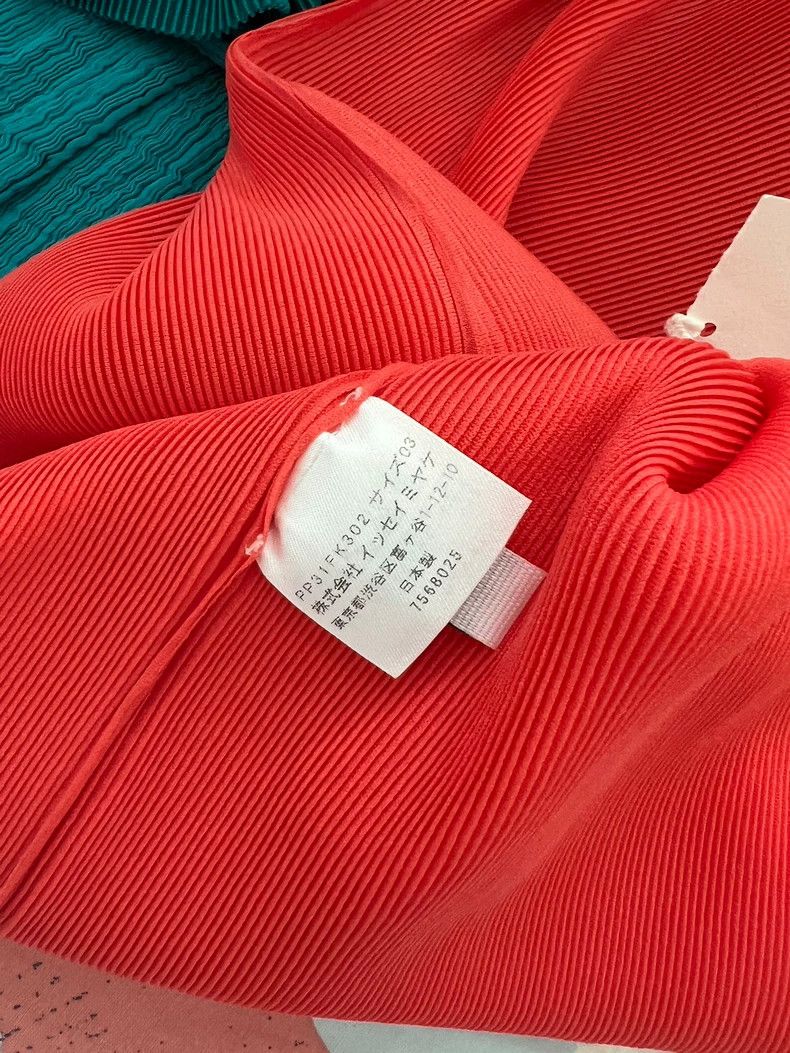 Issey Miyake issey miyake Watermelon red short-sleeved shirt 2505-Nextar Size S / US 4 / IT 40 - 3 Thumbnail