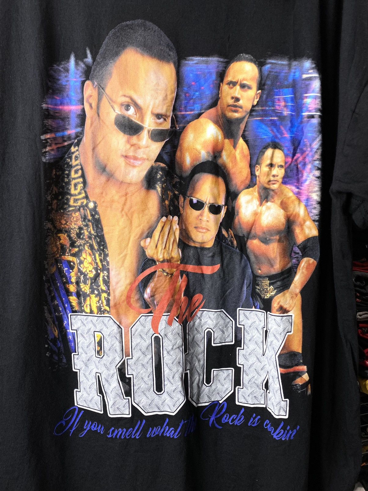 Band Tees Vintage Style The Rock WWE T Shirt Wrestling Hype Size US XXL / EU 58 / 5 - 2 Thumbnail