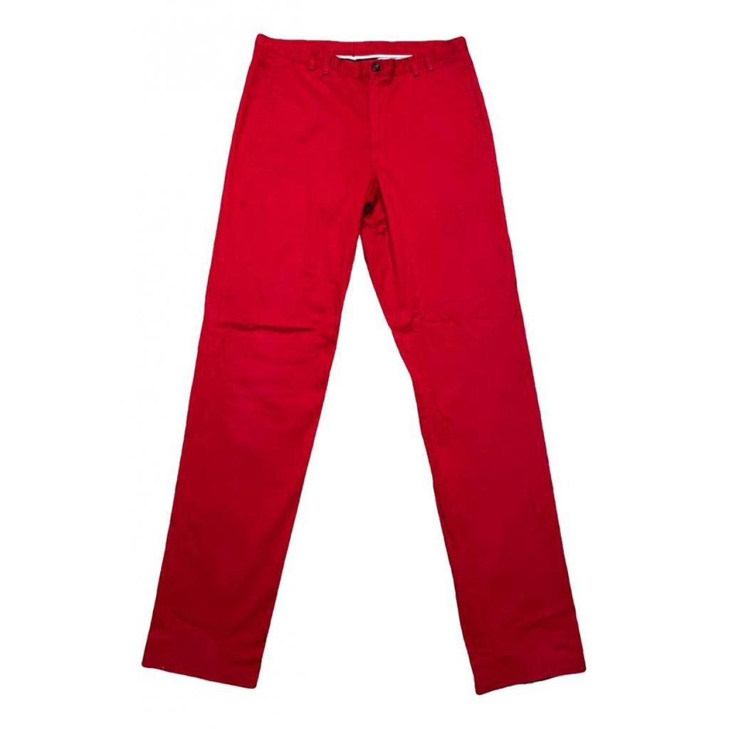 image of Jil Sander By Raf Simons Pants in Red, Men's (Size 32)