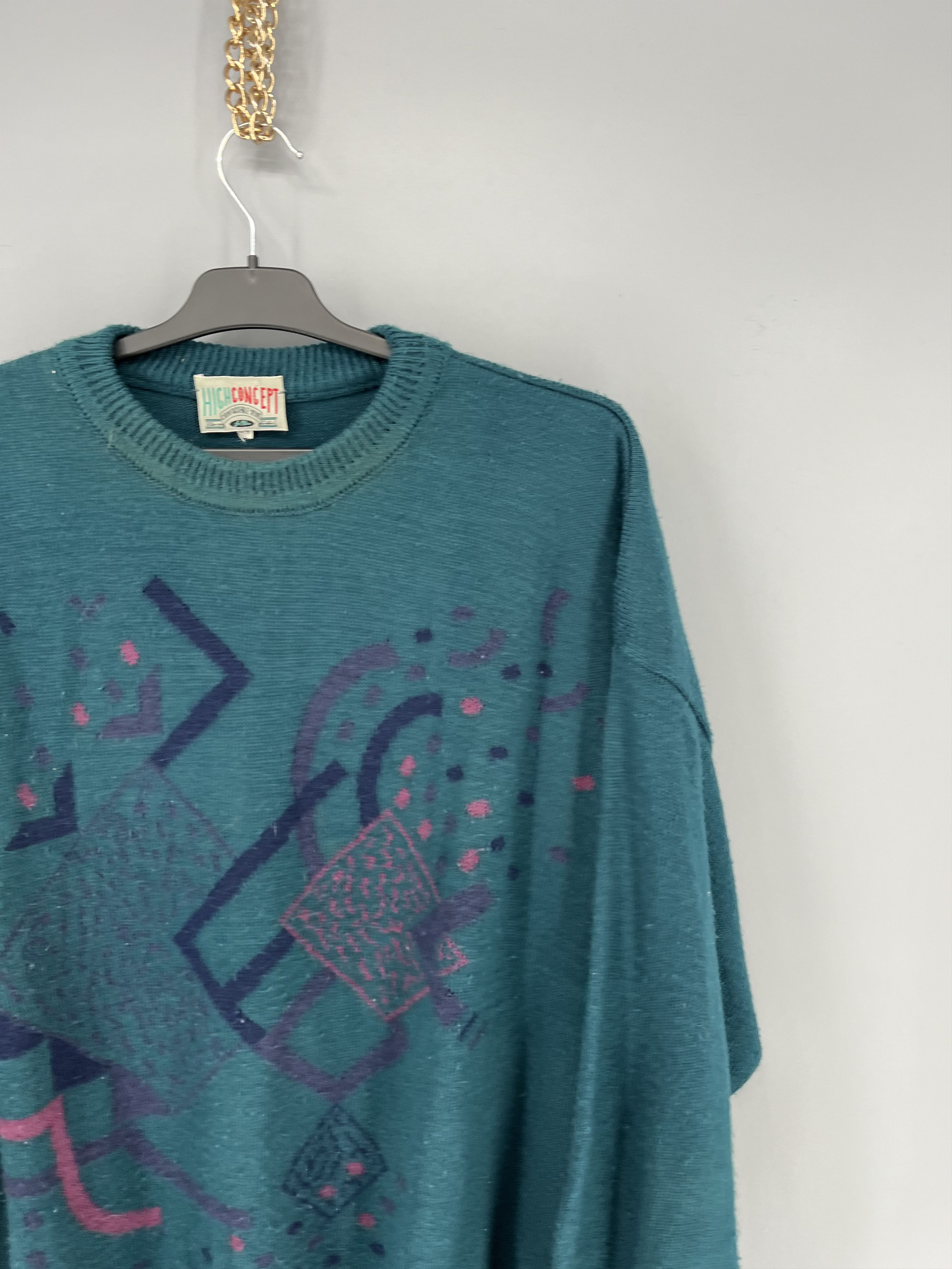 Vintage Vintage 90s Wool Sweater Oversize Made in Size US L / EU 52-54 / 3 - 5 Thumbnail