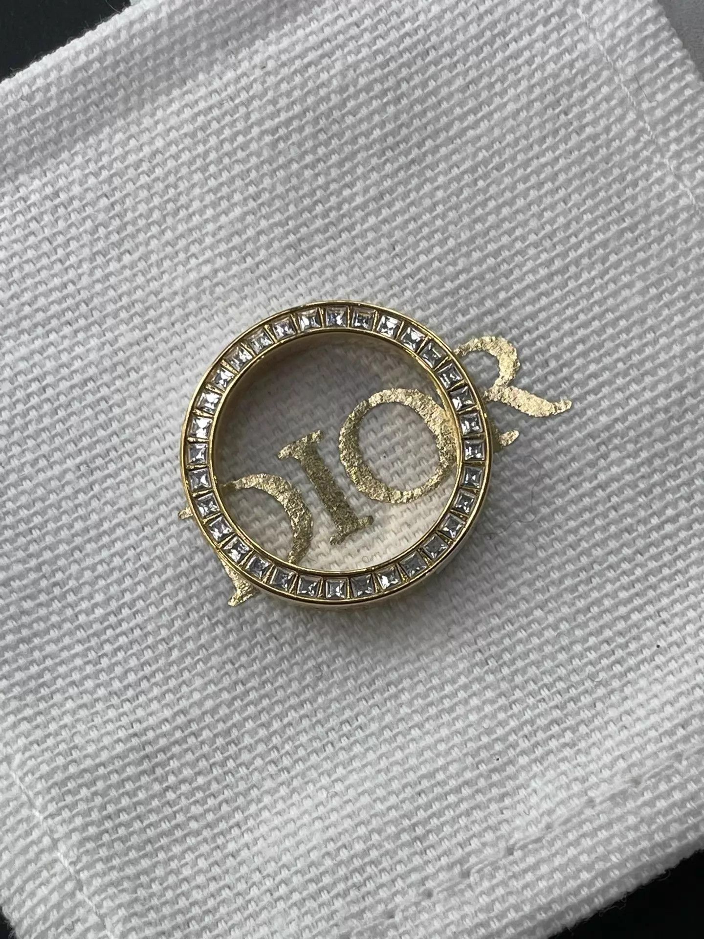 Dior Dior White Enamel Ring Size 52 Size ONE SIZE - 5 Thumbnail