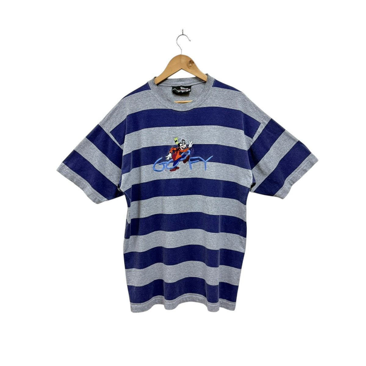 Cartoon Network Vintage 90s Goofy Disney Stripe Tshirt Size US XL / EU 56 / 4 - 1 Thumbnail