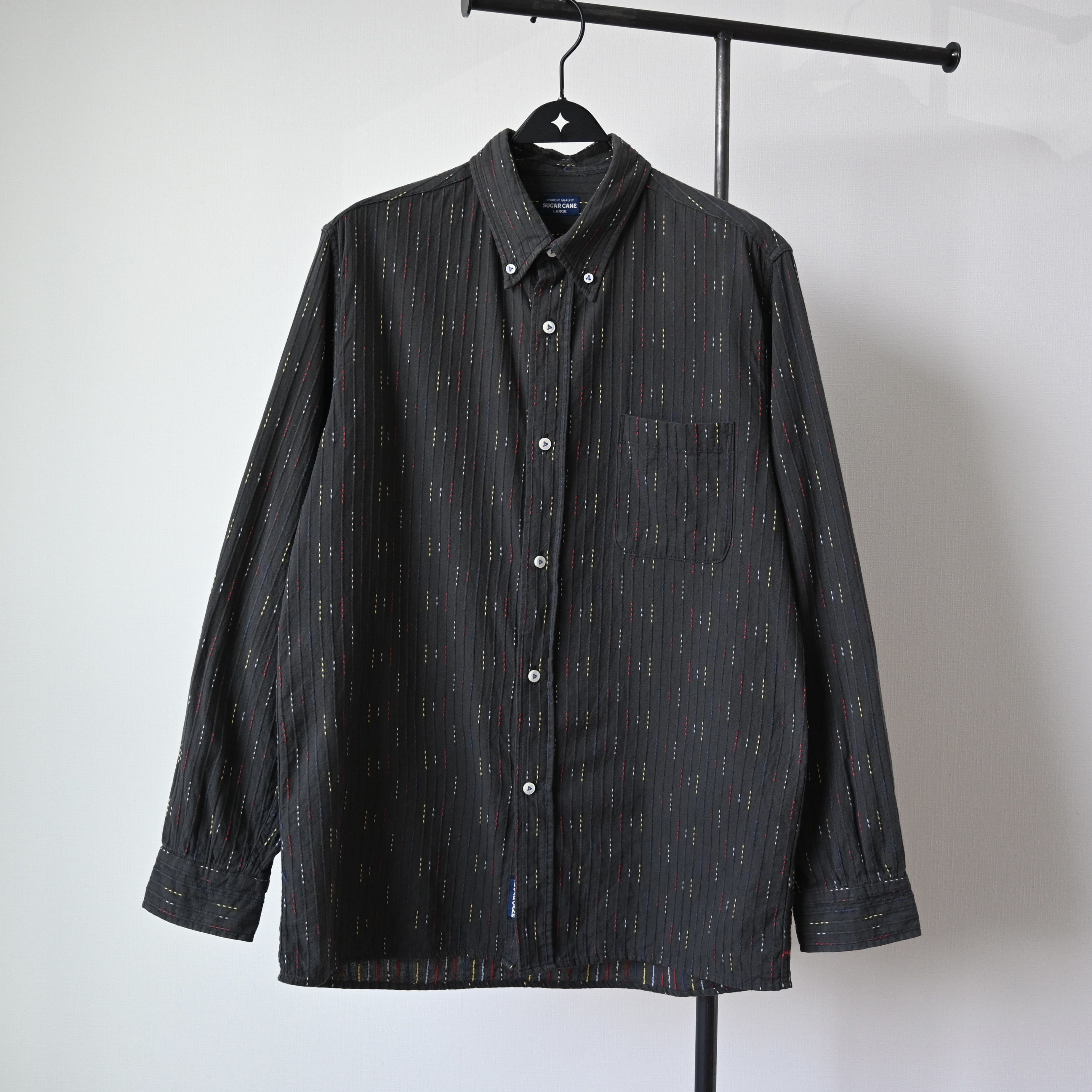 Sugar Cane SUGAR CANE multicolor dobby weave BD shirt, made in Japan Size US L / EU 52-54 / 3 - 1 Thumbnail