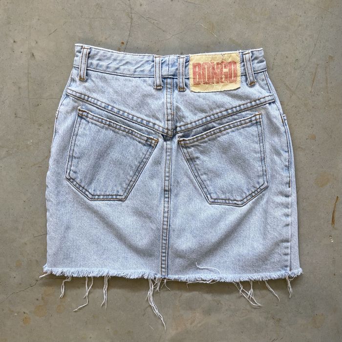 Vintage 1980s BONGO denim mini skirt | Grailed