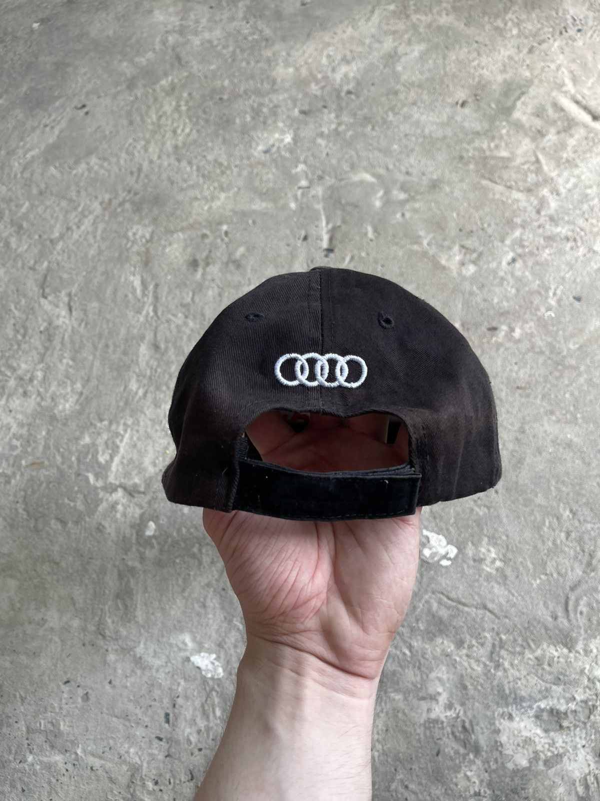 Audi AUDI 90S Y2K BIG LOGO RACING F1 FLAMES VELVET CAP HAT Size ONE SIZE - 6 Thumbnail