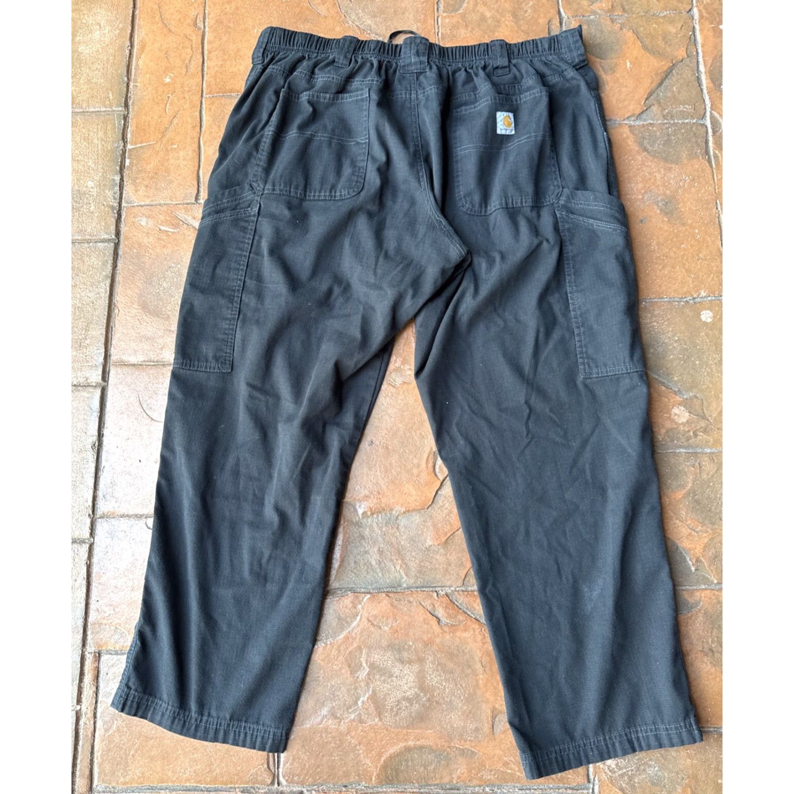 Carhartt VINTAGE Carhartt Ripstop Multi Cargo Scrub Pants XL Short Black Size US 36 / EU 52 - 3 Thumbnail