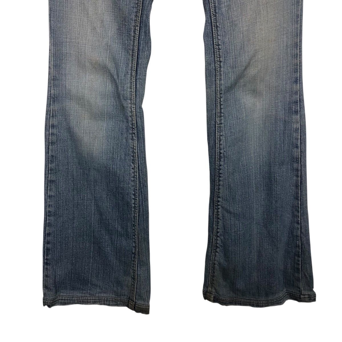 COOLA Distressed Washed Flare Jeans – Early 2000s