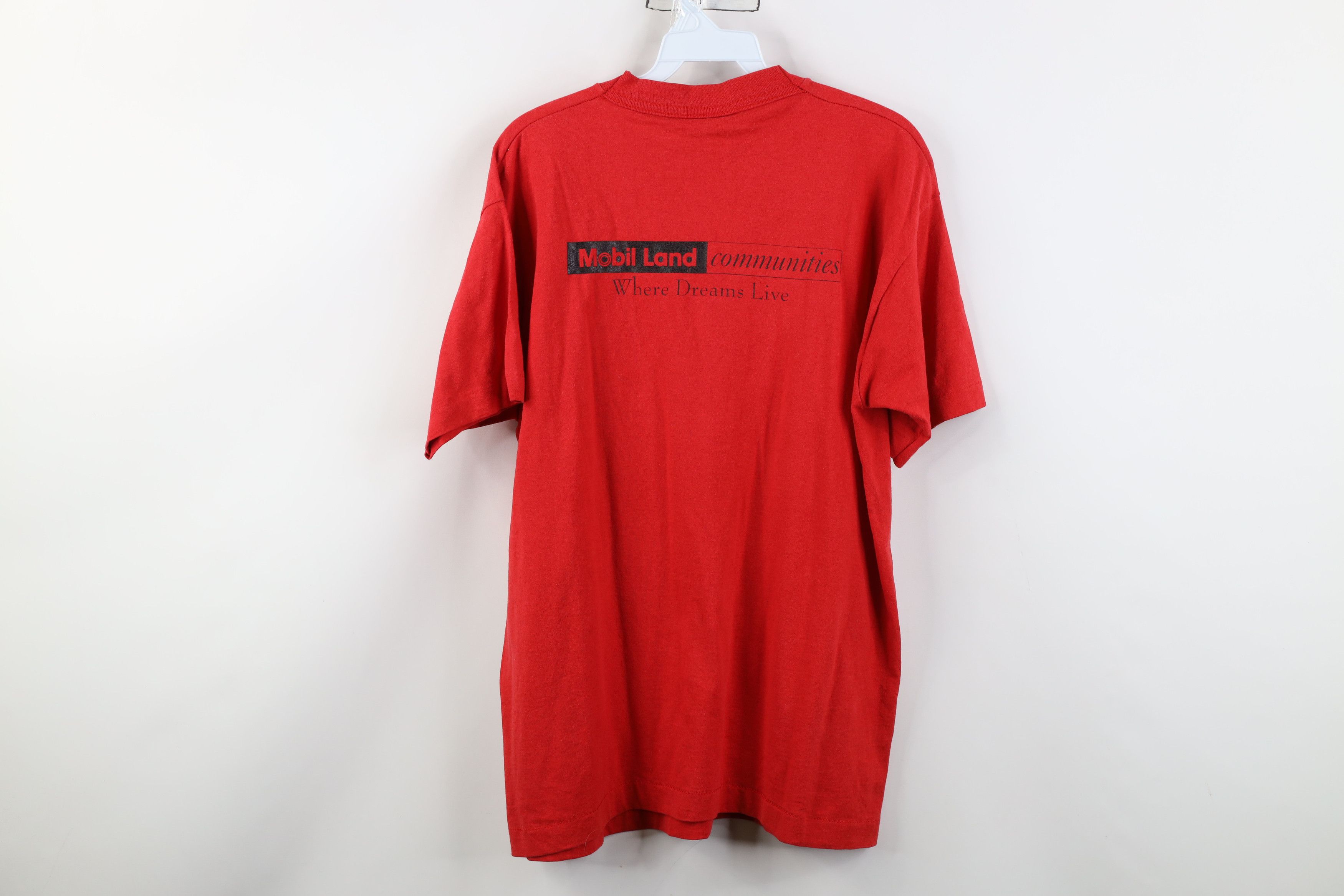 Vintage Vintage 80s 90s Stonebridge Ranch Texas Mobil Gas T-Shirt Size US L / EU 52-54 / 3 - 11 Thumbnail