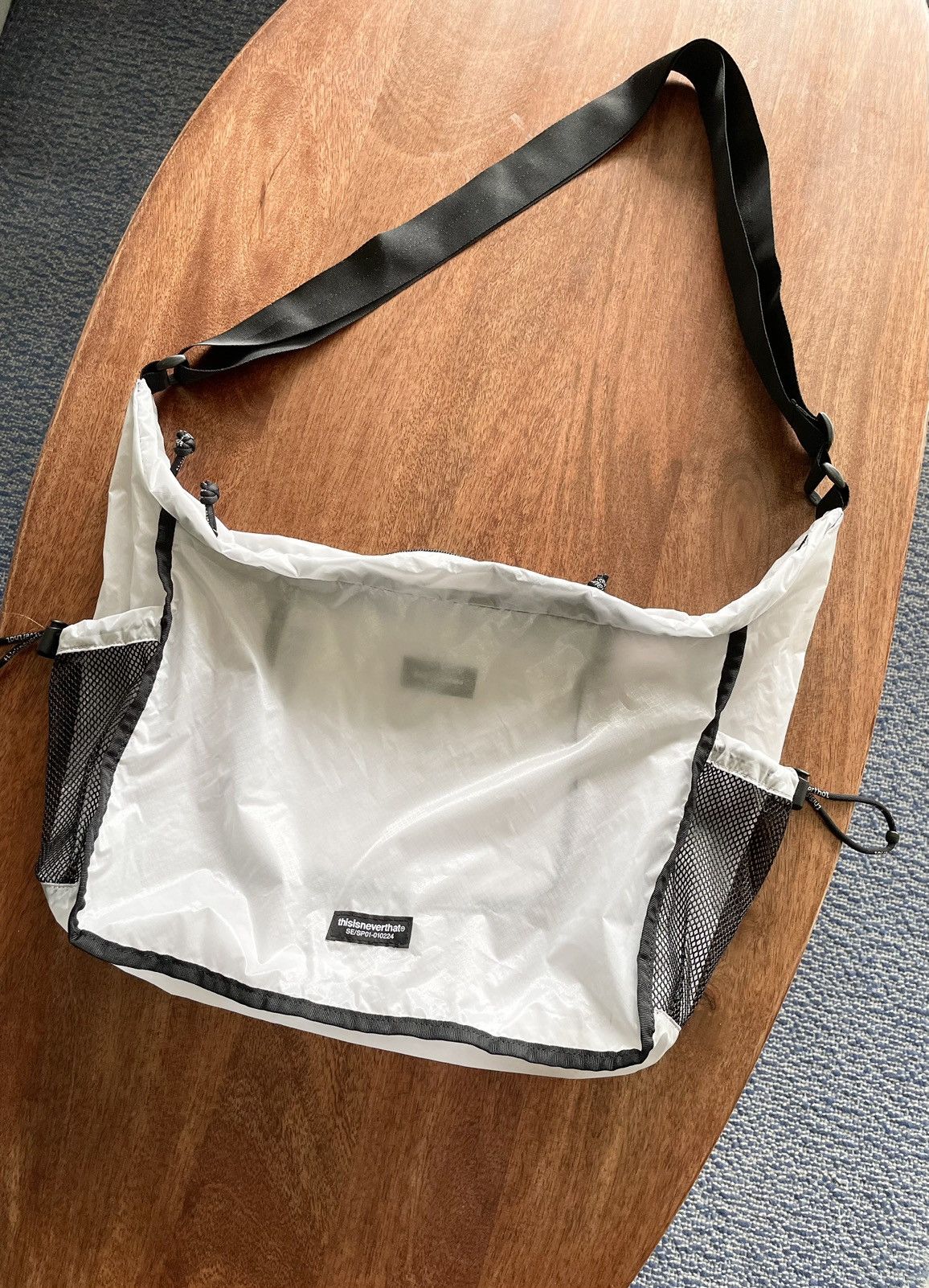 thisisneverthat Thisisneverthat transparent ripstop Cordura shoulder bag Size ONE SIZE - 1 Thumbnail