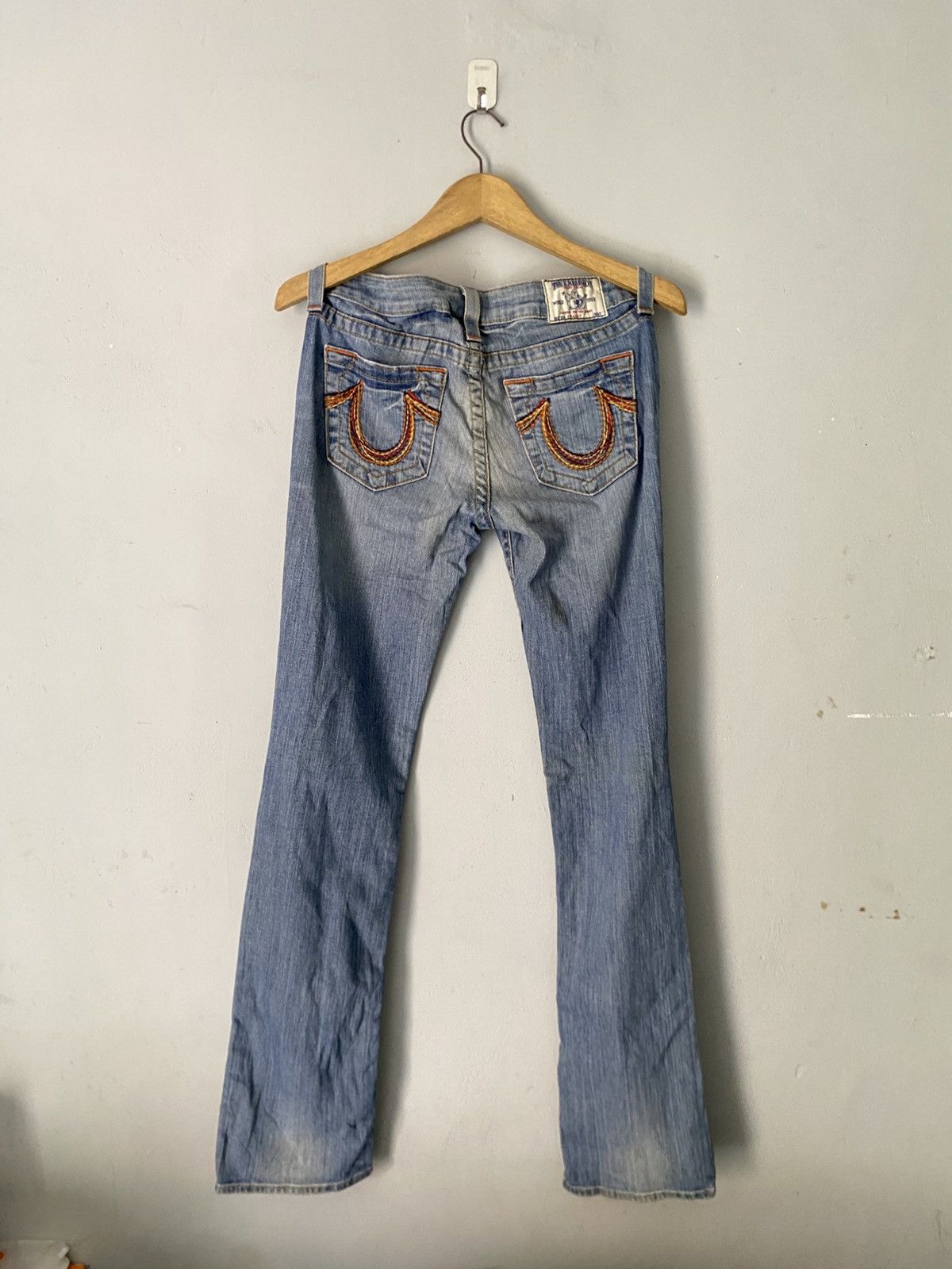 If Six Was Nine × Japanese Brand × True Religion Vintage true religion flare sun faded jeans Size US 28 / EU 44 - 2 Thumbnail