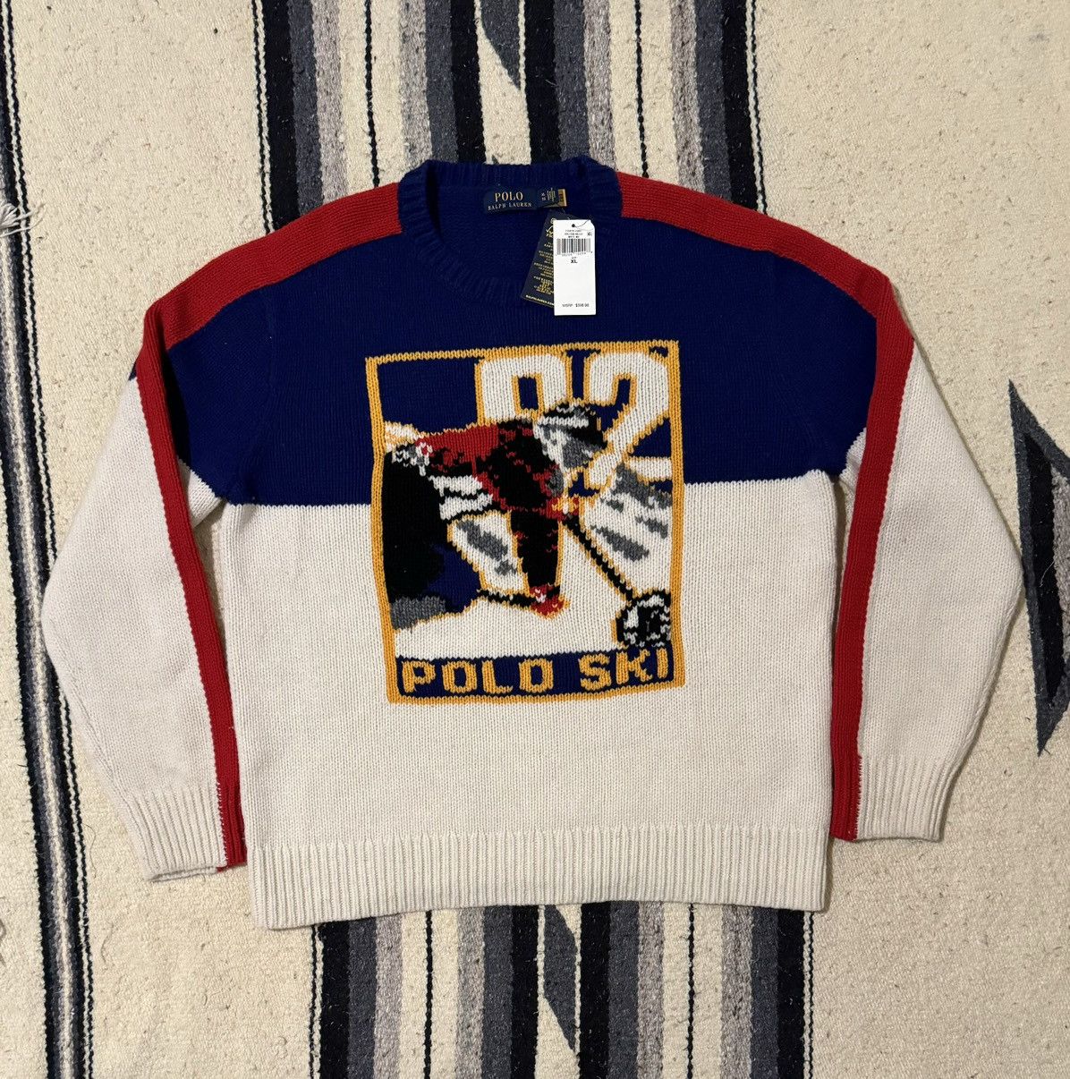 image of NWT Polo Ralph Laurent Polo Ski 92 Sweater Xl, Men's