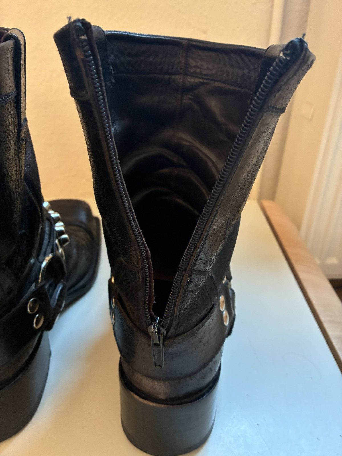 Dsquared2 Studded Dsquared square toe boots FW04 Size US 11 / EU 44 - 5 Thumbnail