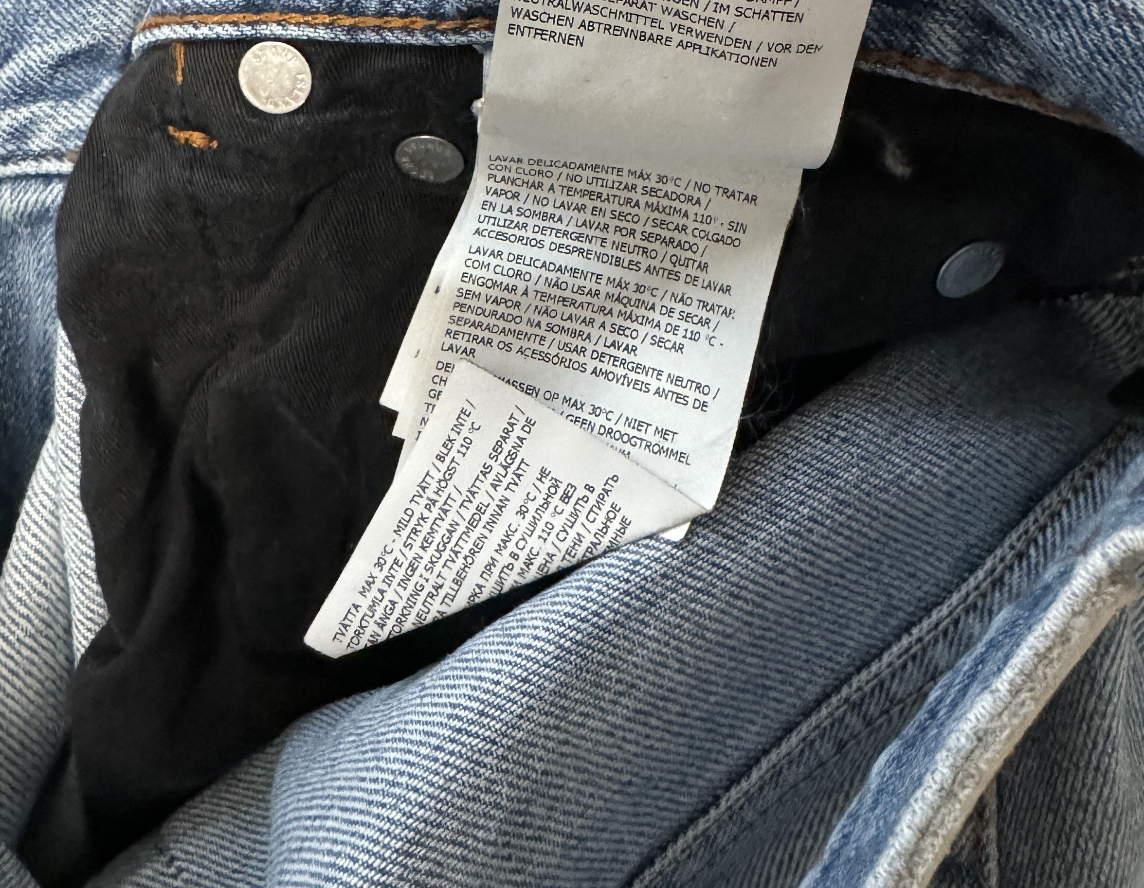 Stone Island Stone Island Denim Pants Jeans Men’s Light Blue Size 33 Size US 33 - 11 Thumbnail