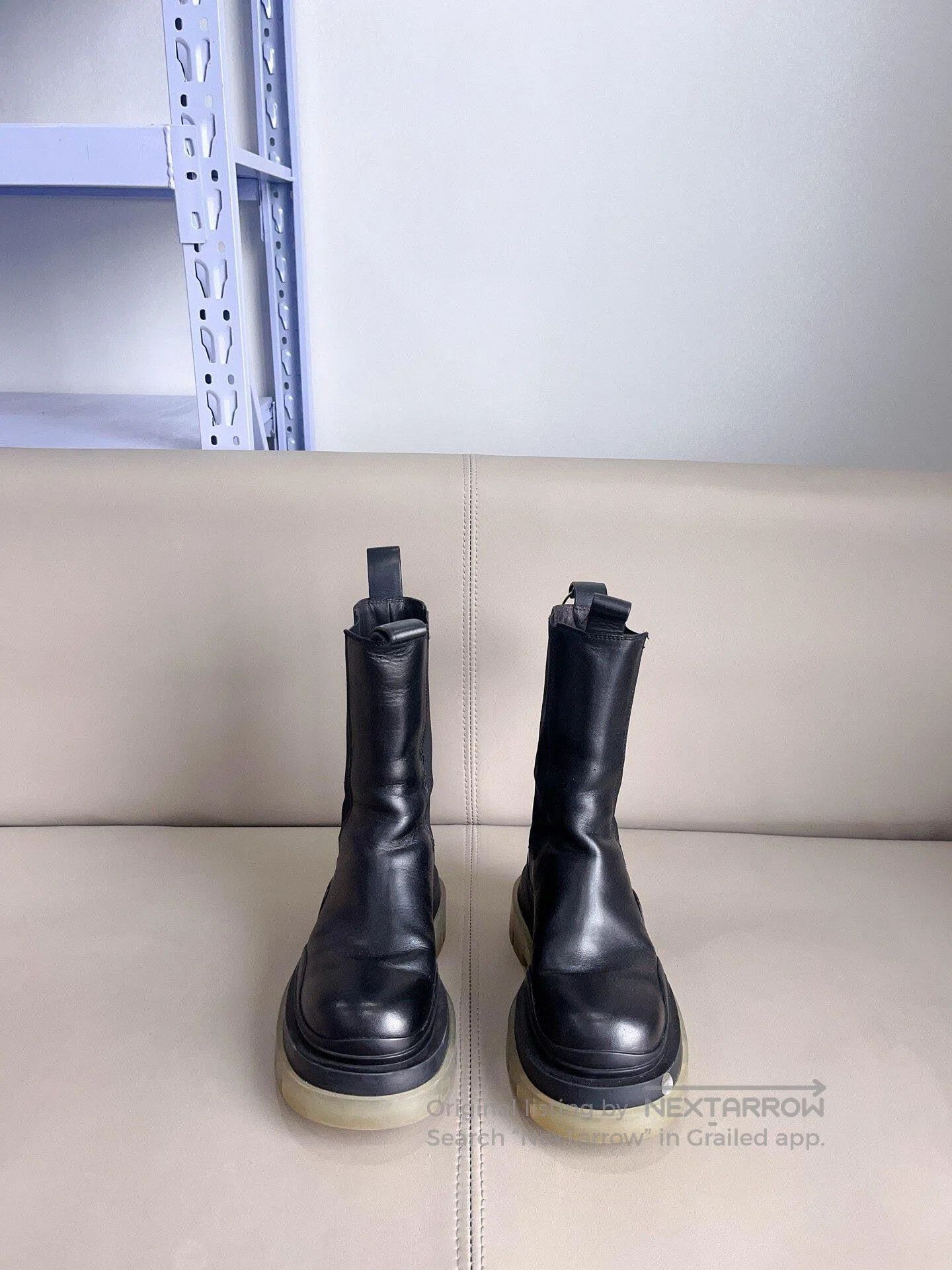 Bottega Veneta Bottega Veneta Black sheer sole boots| Size US 6 / IT 36 - 1 Thumbnail