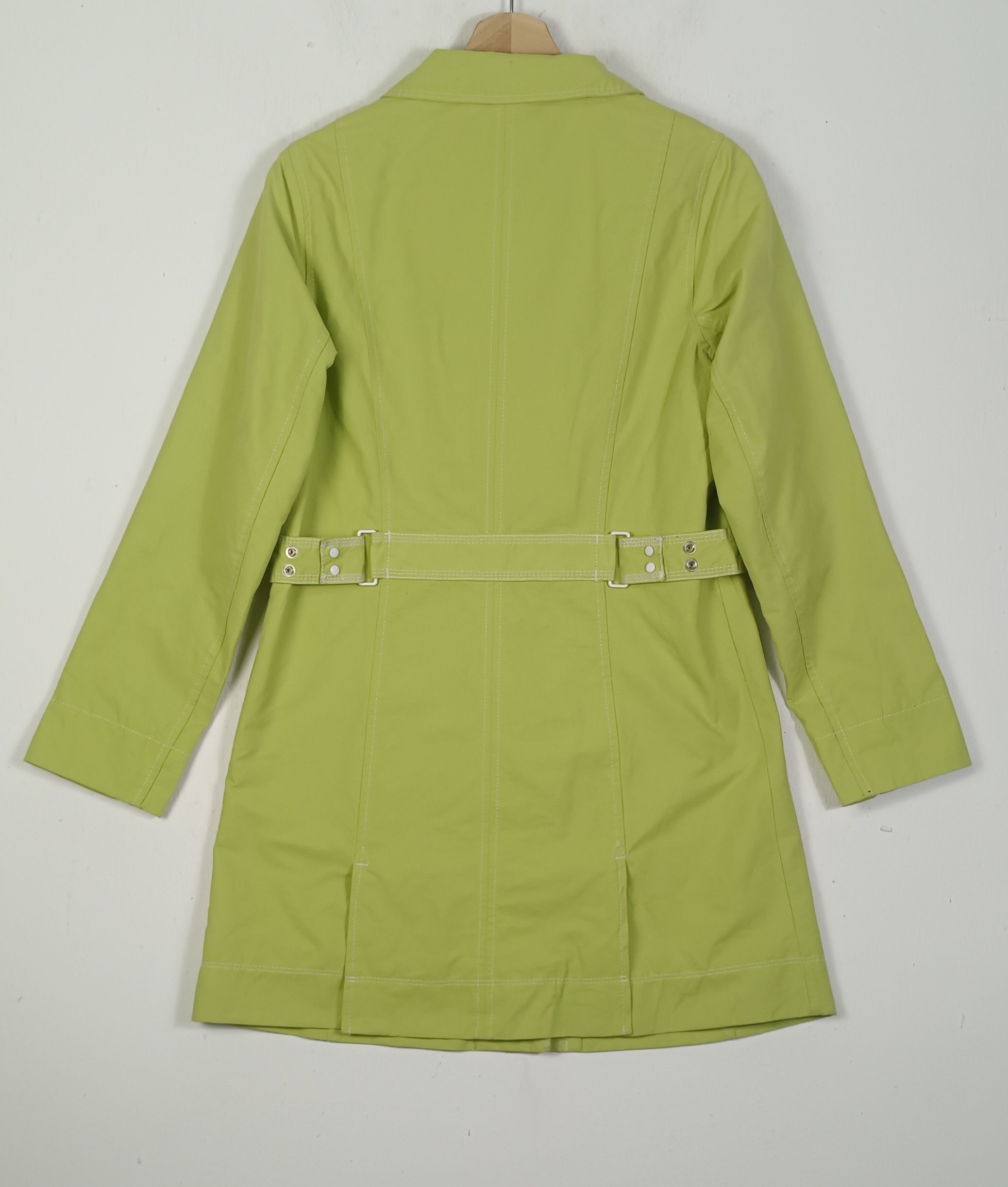 Eddie Bauer Eddie Bauer Seattle USA Lime Green Trench Coat Size S / US 4 / IT 40 - 2 Thumbnail