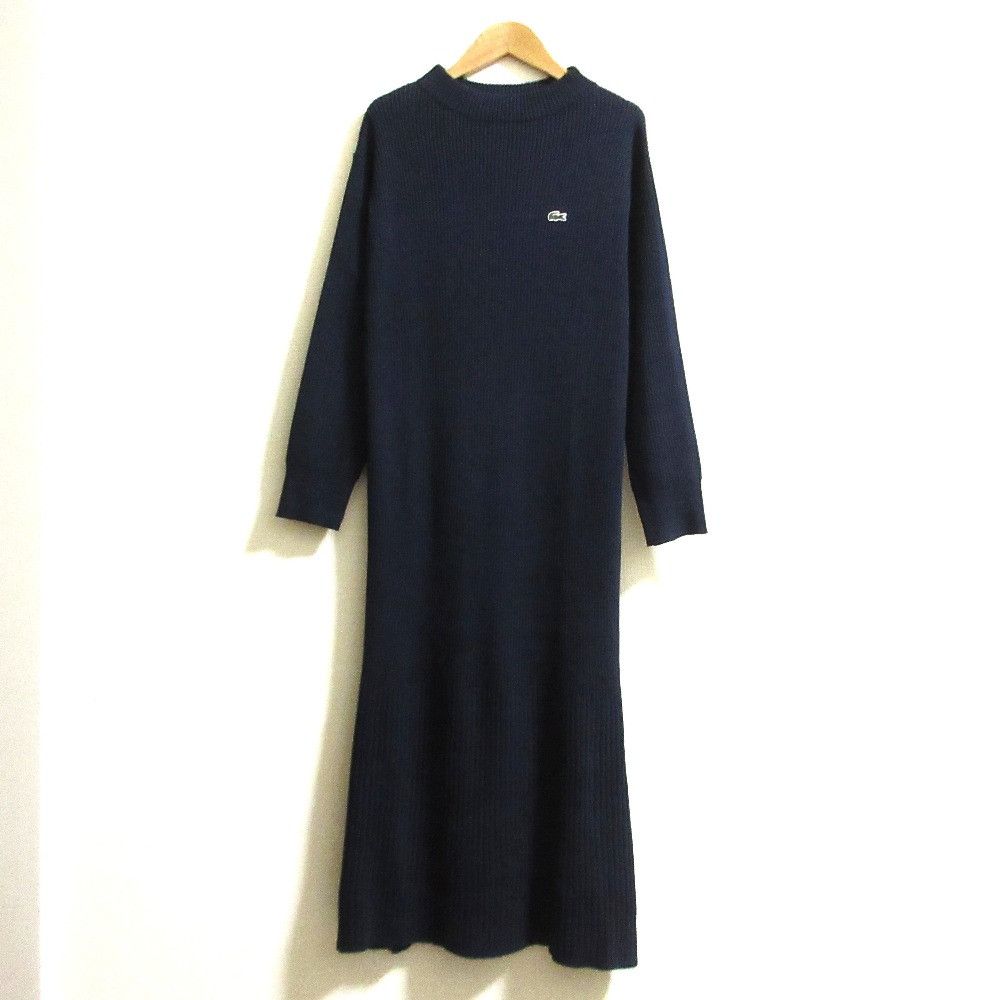 Other Other Lacoste Rib Knit Dress Textile Dresses EF031J DUTY FREE for USA Size ONE SIZE - 1 Thumbnail