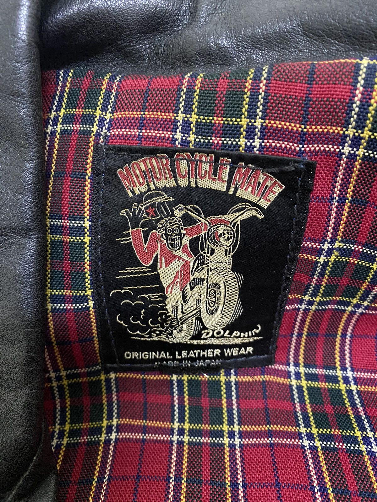 Designer × Japanese Brand MOTORCYCLE MATE / DOLPHIN (Original Leather Wear) Size US L / EU 52-54 / 3 - 7 Thumbnail