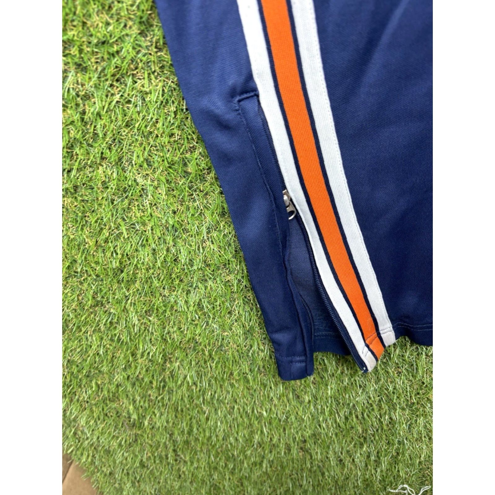 Vintage Aéropostale Track Pants Mens Large Y2K Varsity Athleisure Logo Sweatpants Blue Size US 33 - 2 Thumbnail
