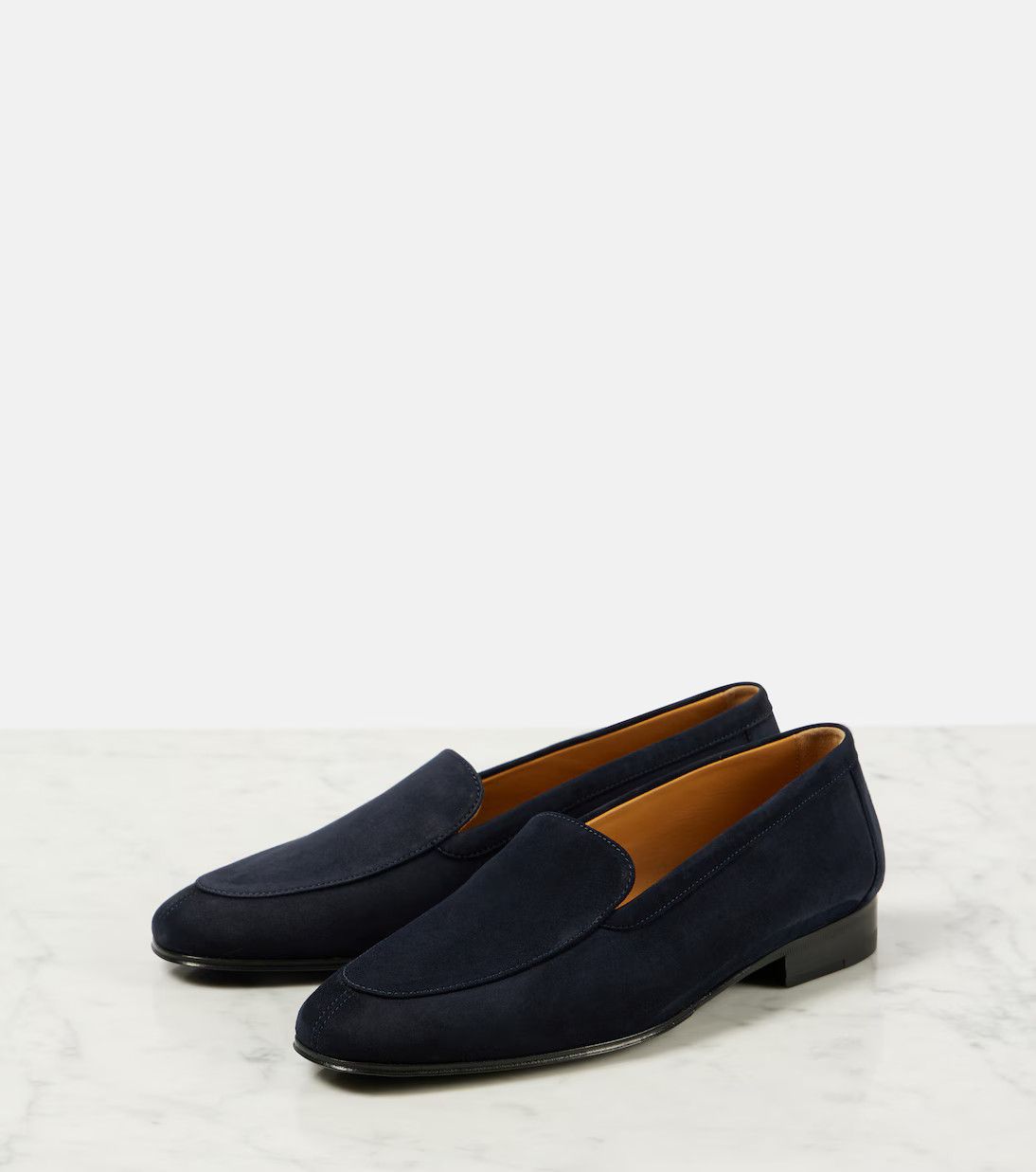 Christian Louboutin o1s1wg110924 No Penny Flat Shoes in Blue Size US 9 / EU 42 - 1 Thumbnail