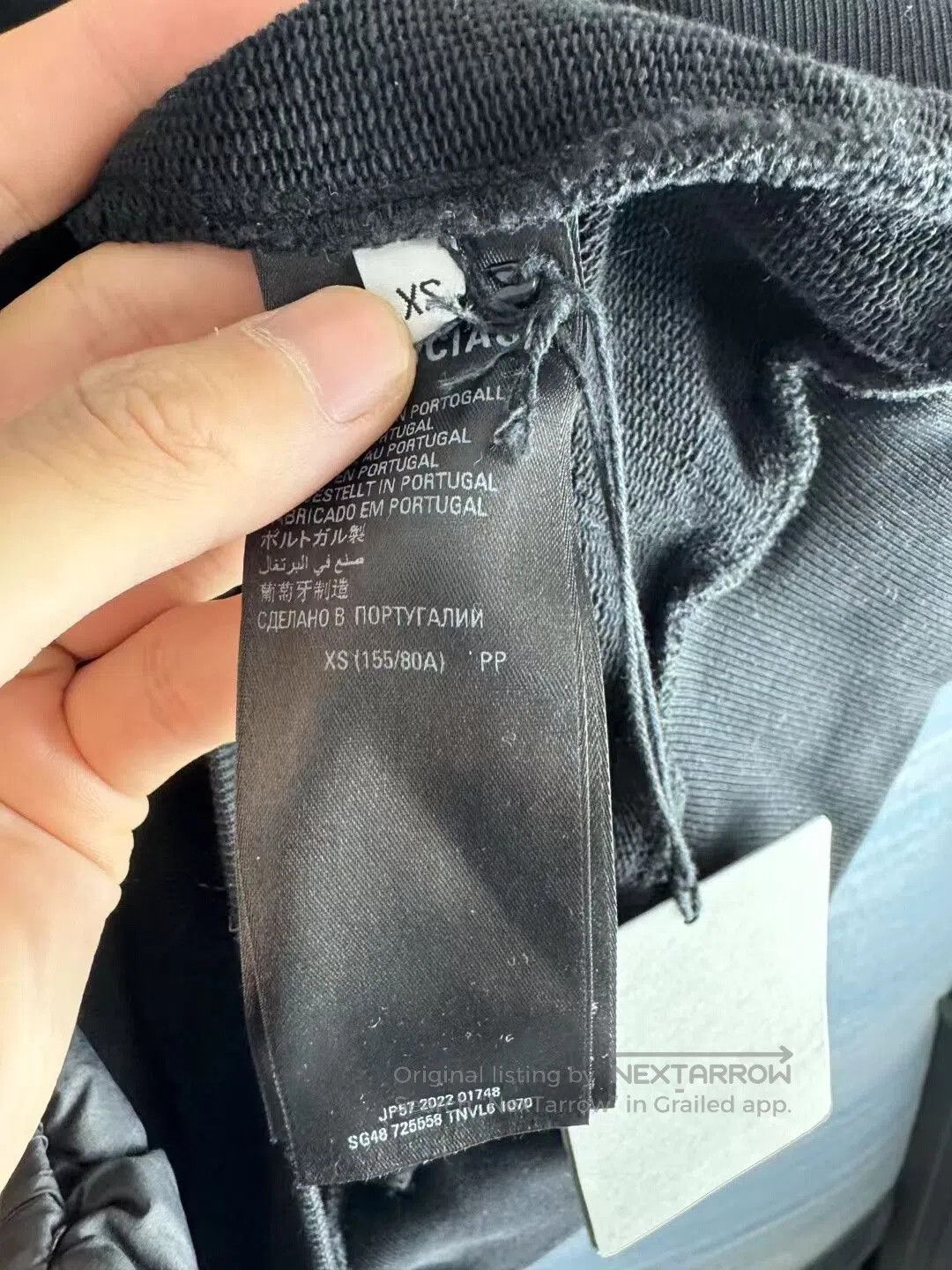 Balenciaga Balenciaga Black Eco Letter Hoodie XS. Size US XS / EU 42 / 0 - 4 Thumbnail