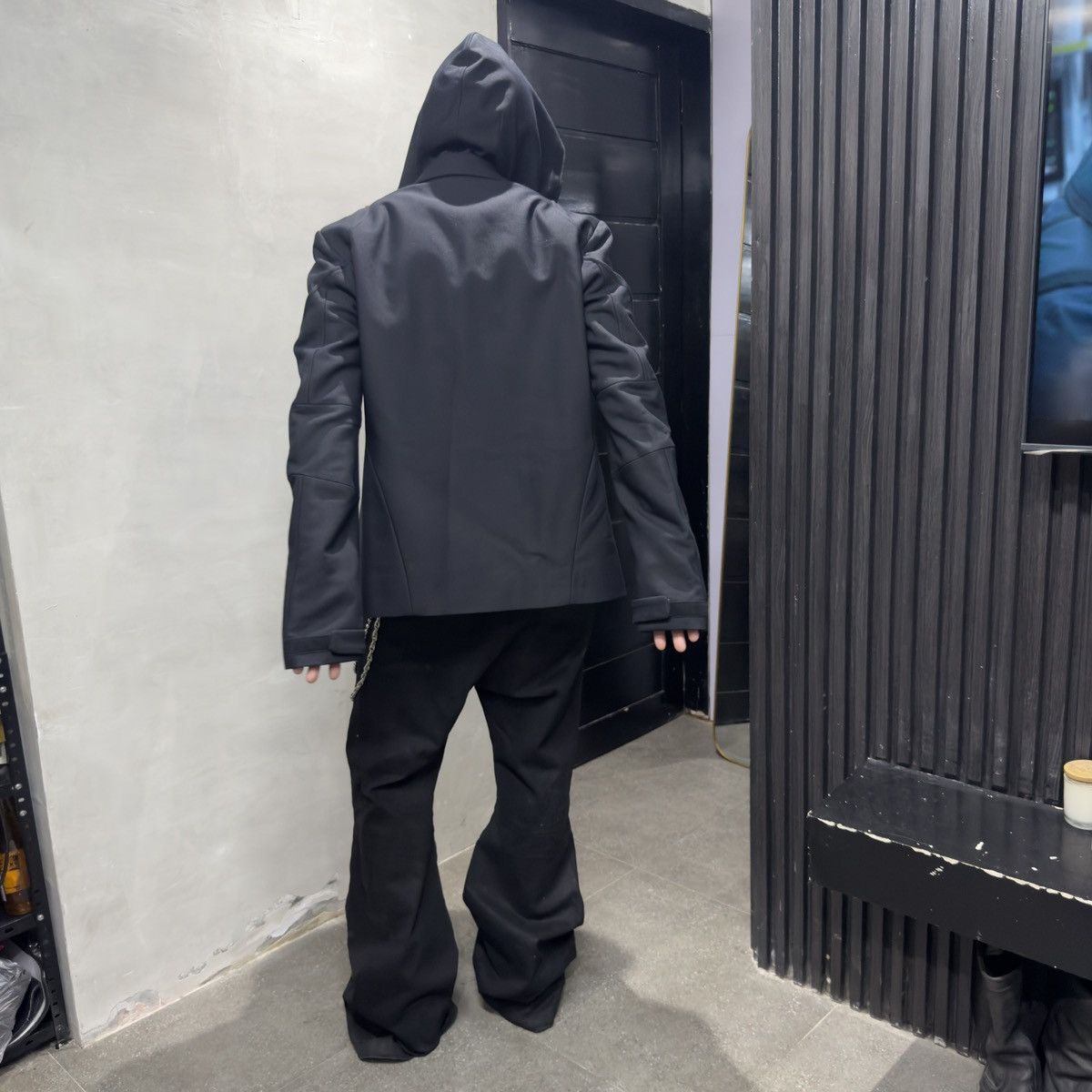 Hood By Air Rare Hood By Air Hooded Vest Playboi Carti Vamp Punk Look Size 50R - 1 Thumbnail
