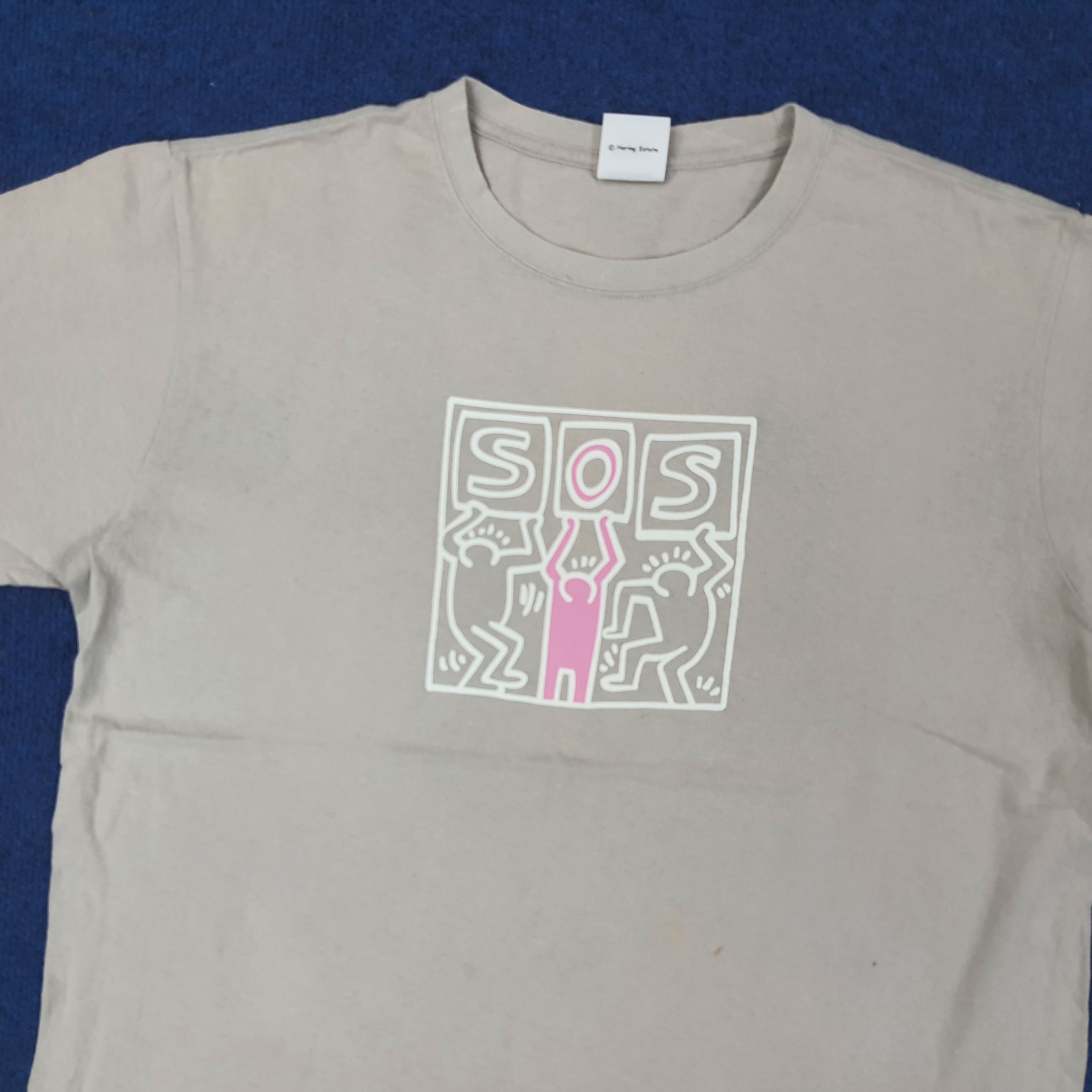 Keith Haring Vintage Keith Haring Designer Artwork Tshirt C223N77 Size US L / EU 52-54 / 3 - 2 Thumbnail