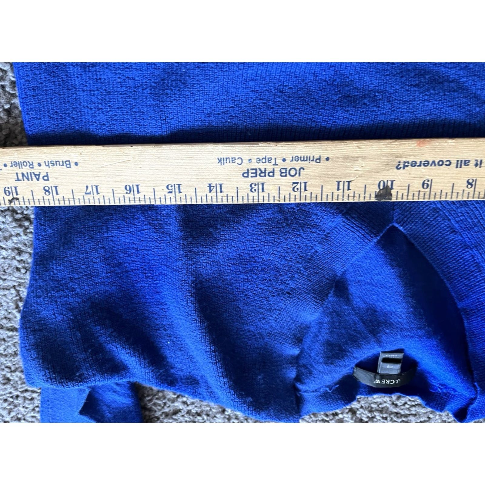 J.Crew J.CREW Wool Blend Sweater Women XS Royal Blue Crew Neck Pullover Solid Knit Size XS / US 0-2 / IT 36-38 - 4 Thumbnail