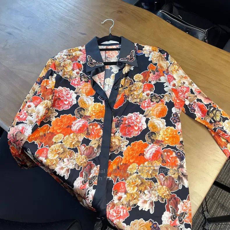 Givenchy Givenchy Silk floral butterfly blouse Size XS / US 0-2 / IT 36-38 - 6 Thumbnail