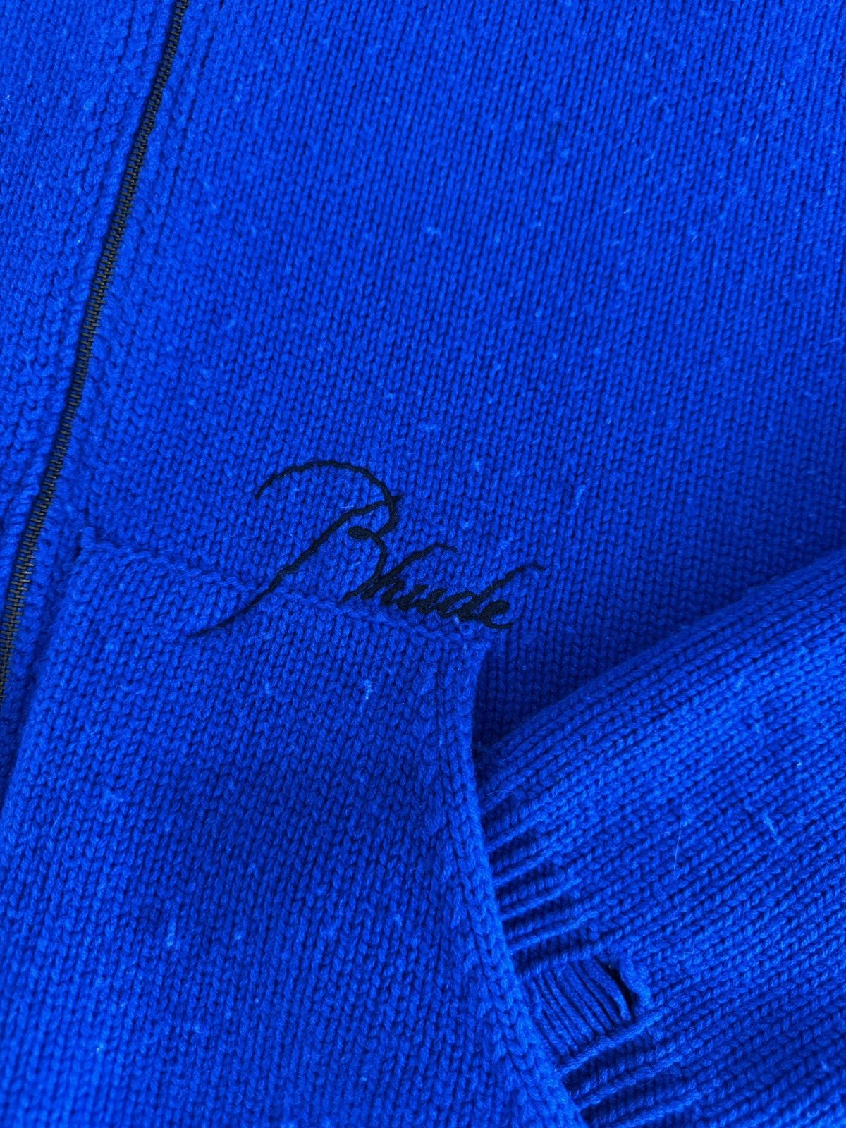 Rhude Wool Full Zip in Blue Size US M / EU 48-50 / 2 - 6 Thumbnail