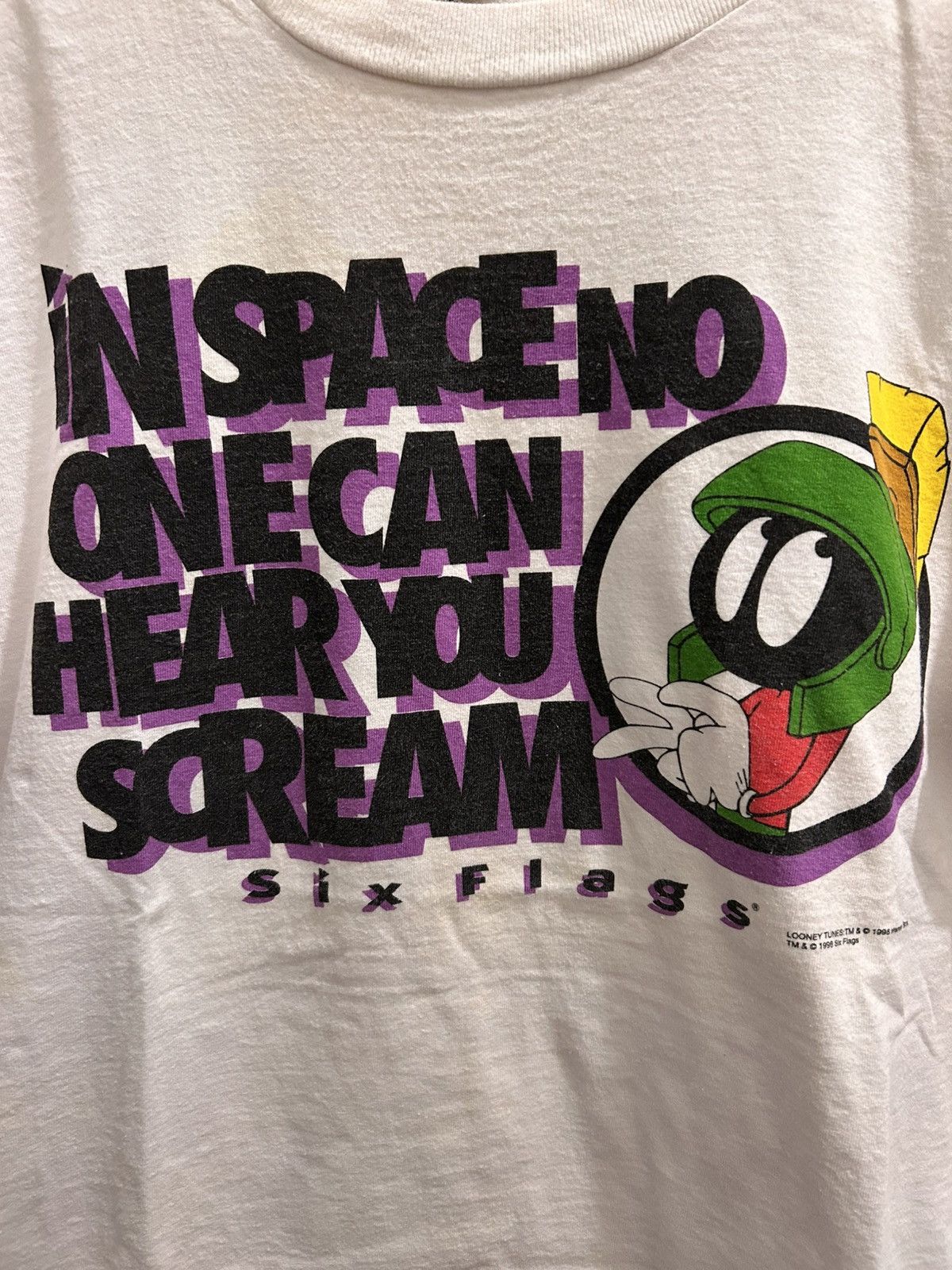 Vintage 1996 Marvin Martian T-Shirt Size US XL / EU 56 / 4 - 2 Thumbnail