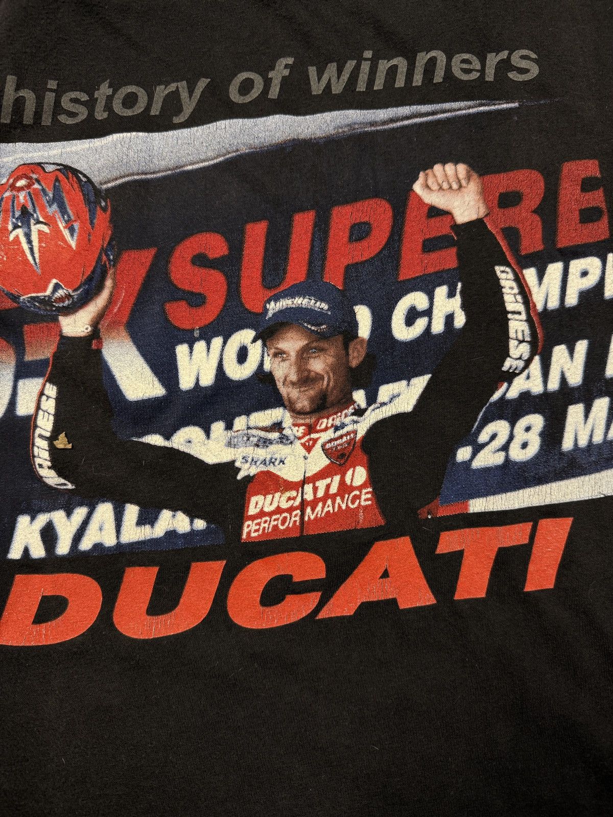 Vintage Ducati Tee Baggy T Shirt 1999 Vintage Size US XL / EU 56 / 4 - 10 Thumbnail