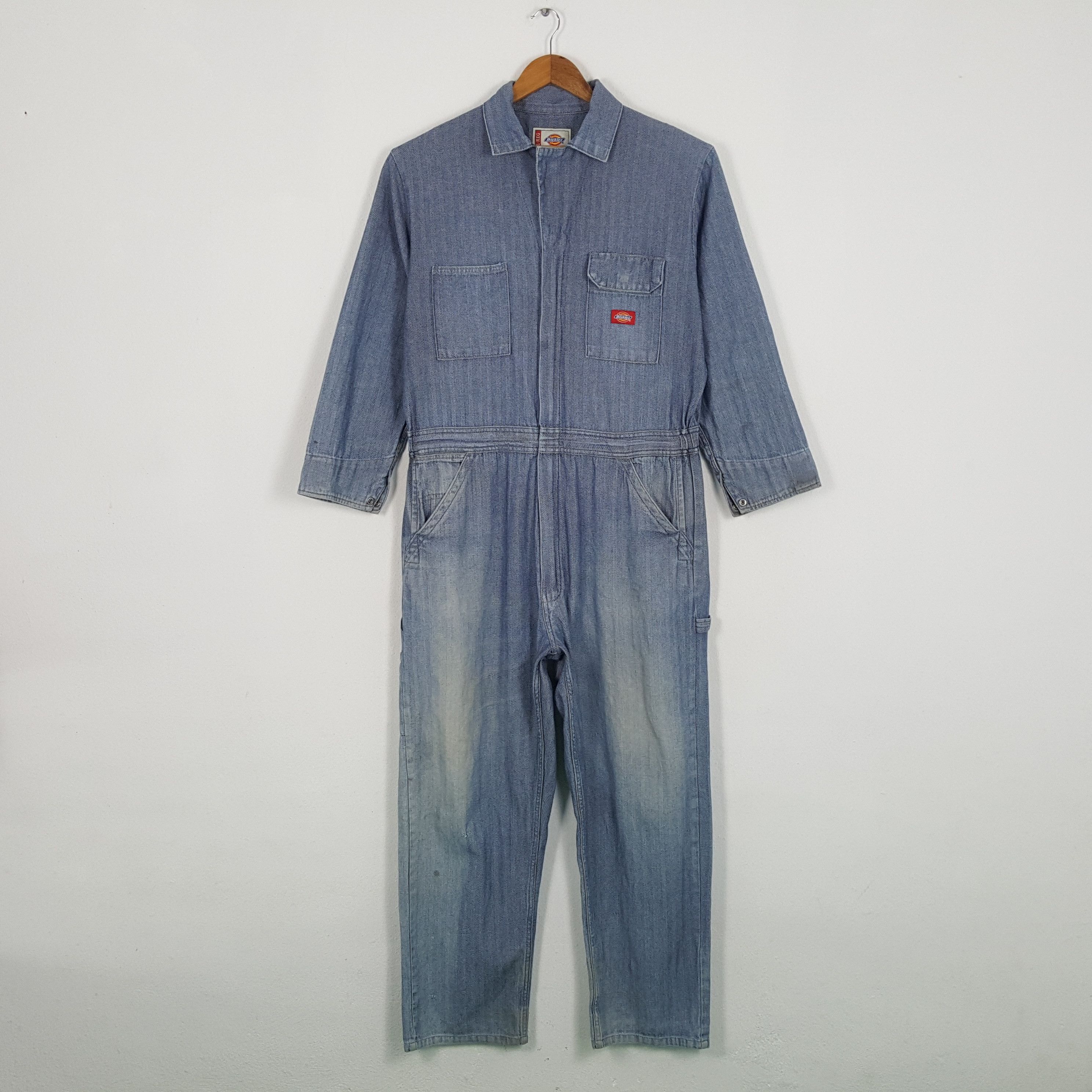 Dickies × Stussy × Vintage Vintage DICKIES x STUSSY Streetwear Skate Custom Coverall Size US XL / EU 56 / 4 - 4 Thumbnail