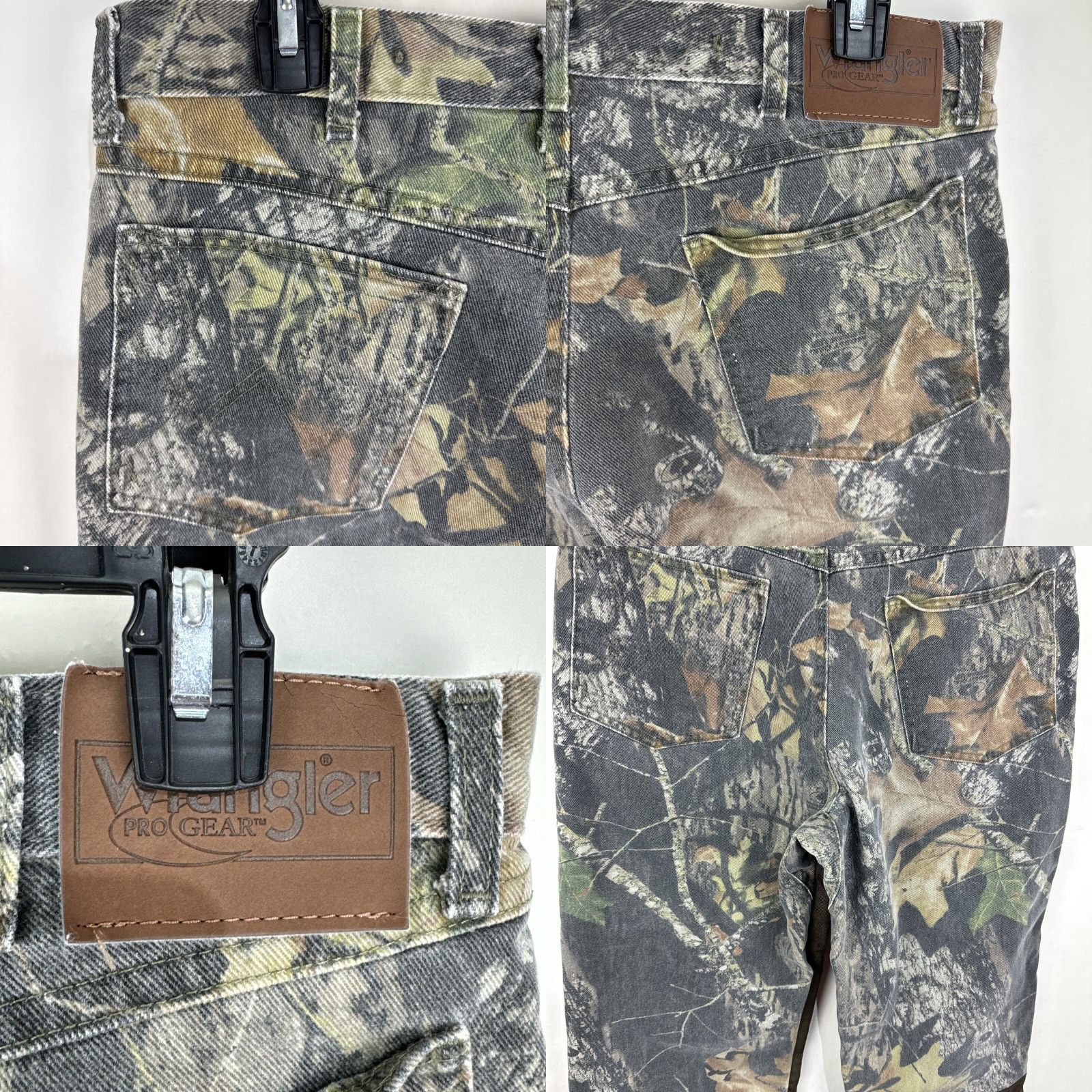 Wrangler VINTAGE Wrangler ProGear RealTree Camo Jeans 34x26 Hunting Briar Brush-Guard Jeans Size US 34 / EU 50 - 9 Thumbnail