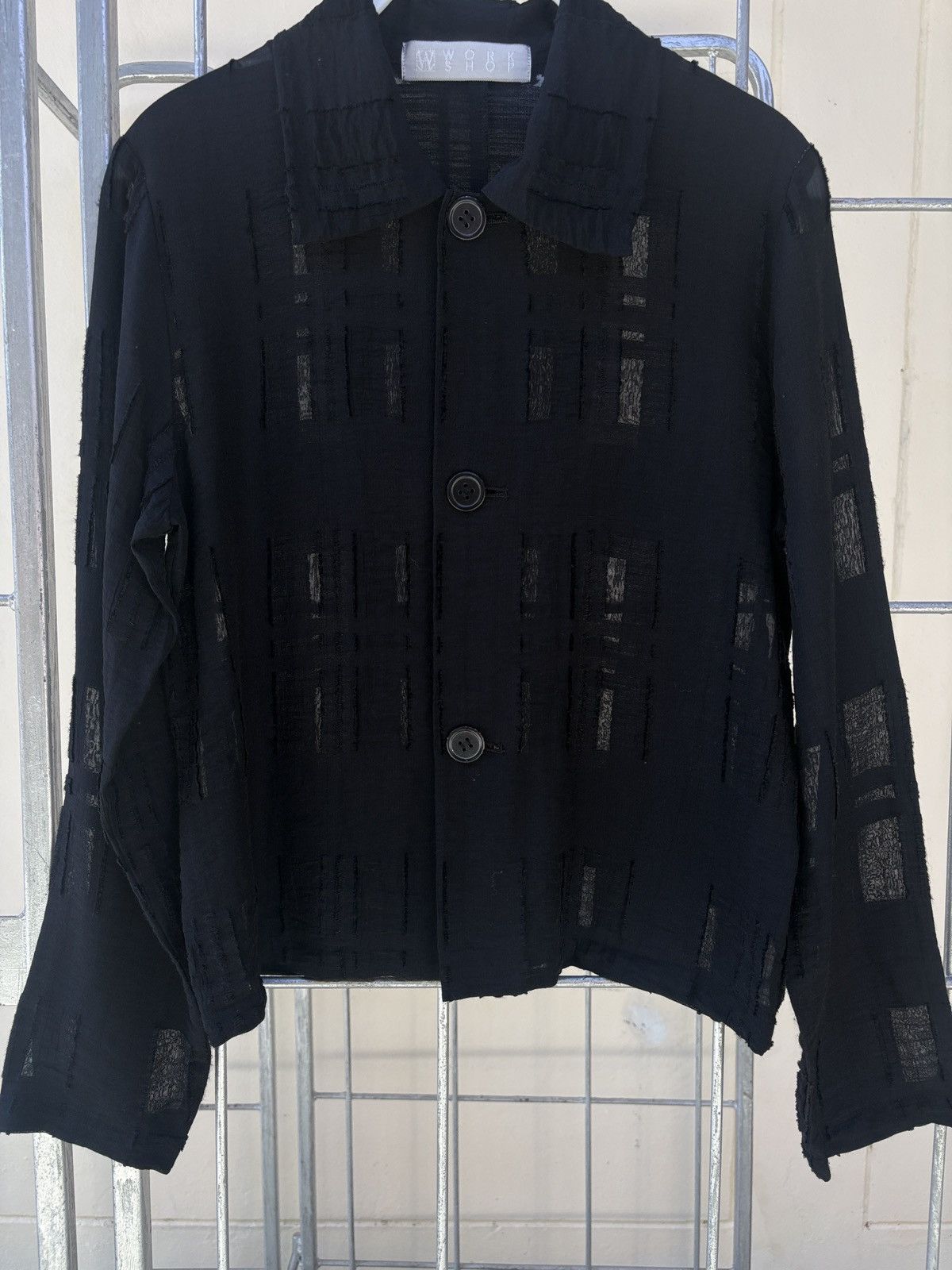 Yohji Yamamoto Work Shop Yohji Yamamoto black jacket Size M / US 6-8 / IT 42-44 - 4 Thumbnail