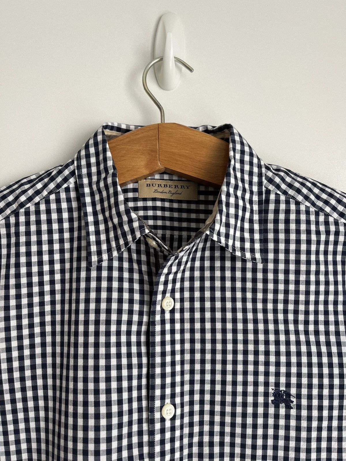Burberry Burberry Short Sleeve Checkered Shirt Size US S / EU 44-46 / 1 - 5 Thumbnail