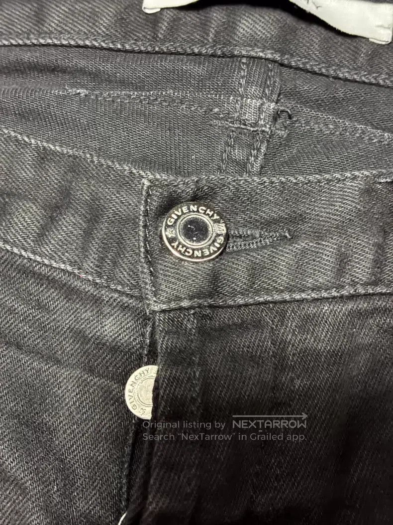 Givenchy Givenchy Three-Star Embroidered Denim Jeans Size US 34 / EU 50 - 4 Thumbnail
