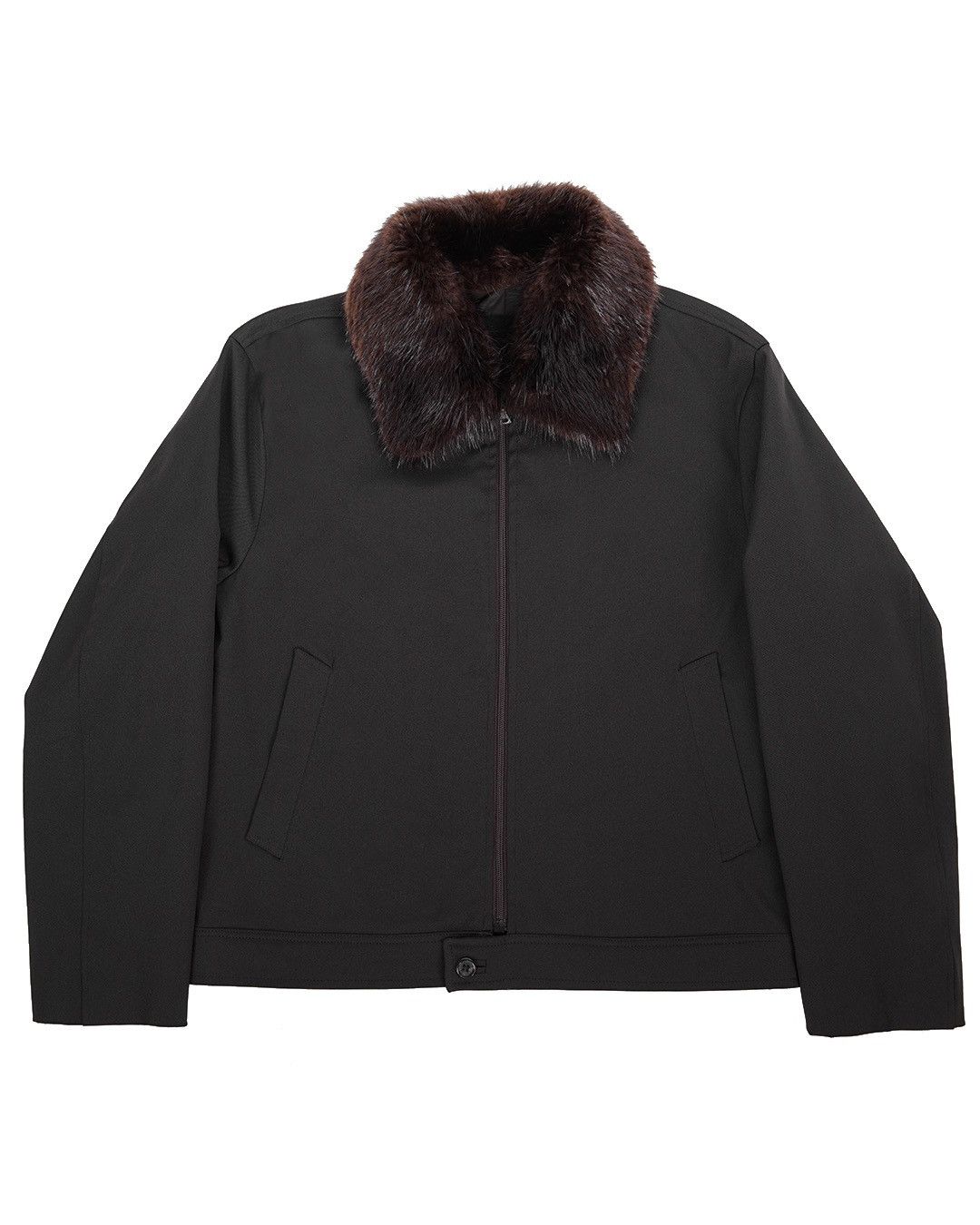 Prada Prada Mens Fur Collar Jacket Size US L / EU 52-54 / 3 - 1 Thumbnail