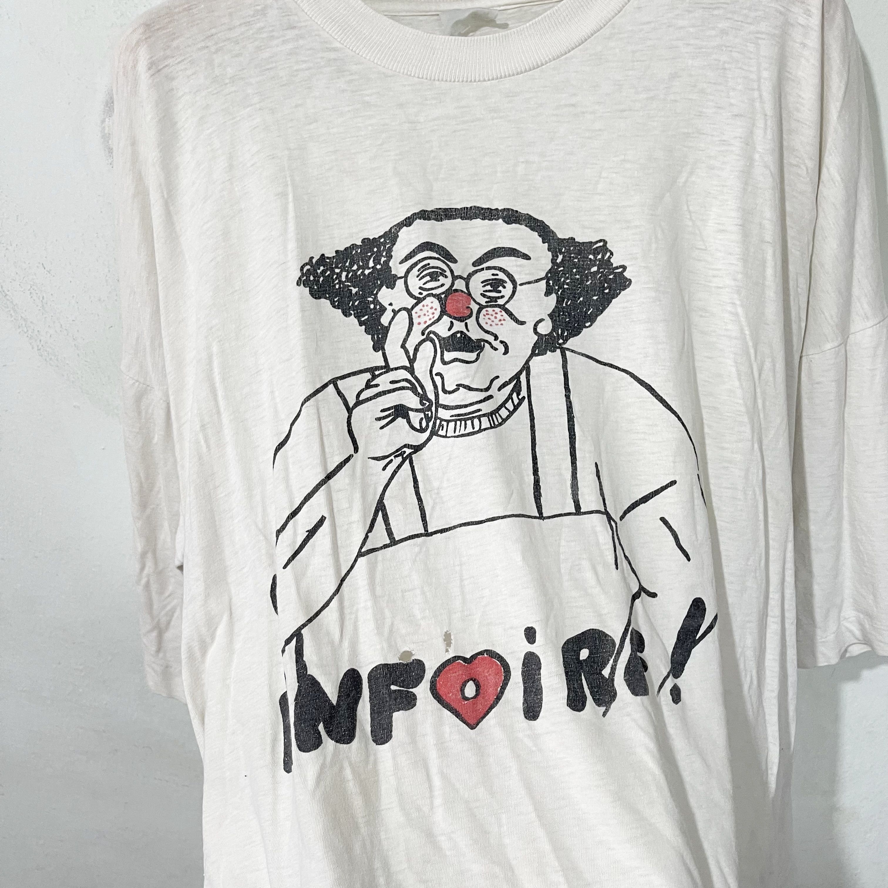Vintage Vintage 90s Enfoire French Humor T-Shirt Size US XL / EU 56 / 4 - 2 Thumbnail