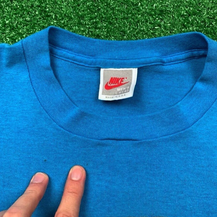 Nike Nike Air Force T-Shirt Nike Air Vintage Blue Crew Neck Short Sleeve Unisex 80s 90s USA Graphic Tee / 1980s Size L Men’s Men’s Size US L / EU 52-54 / 3 - 6 Thumbnail
