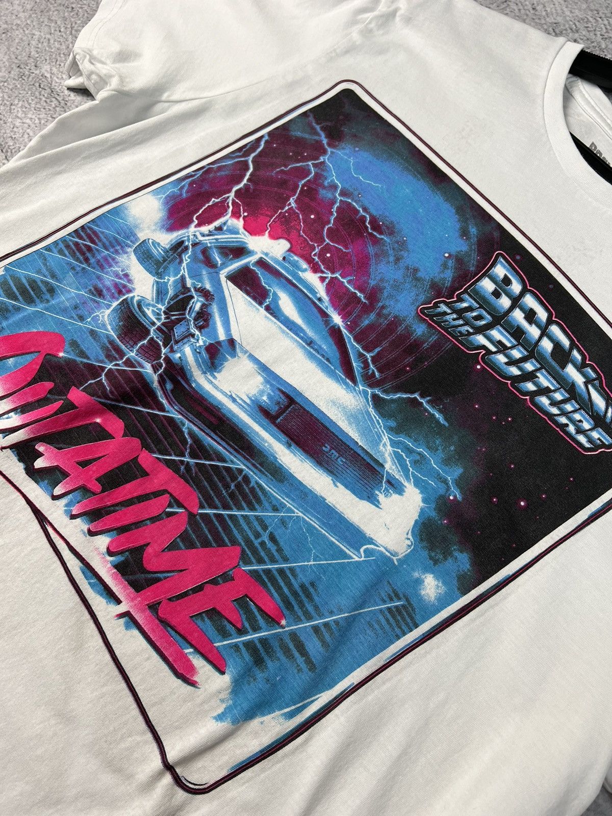 Band Tees Back to the future movie promo merchandise T-shirt Size US XL / EU 56 / 4 - 6 Thumbnail