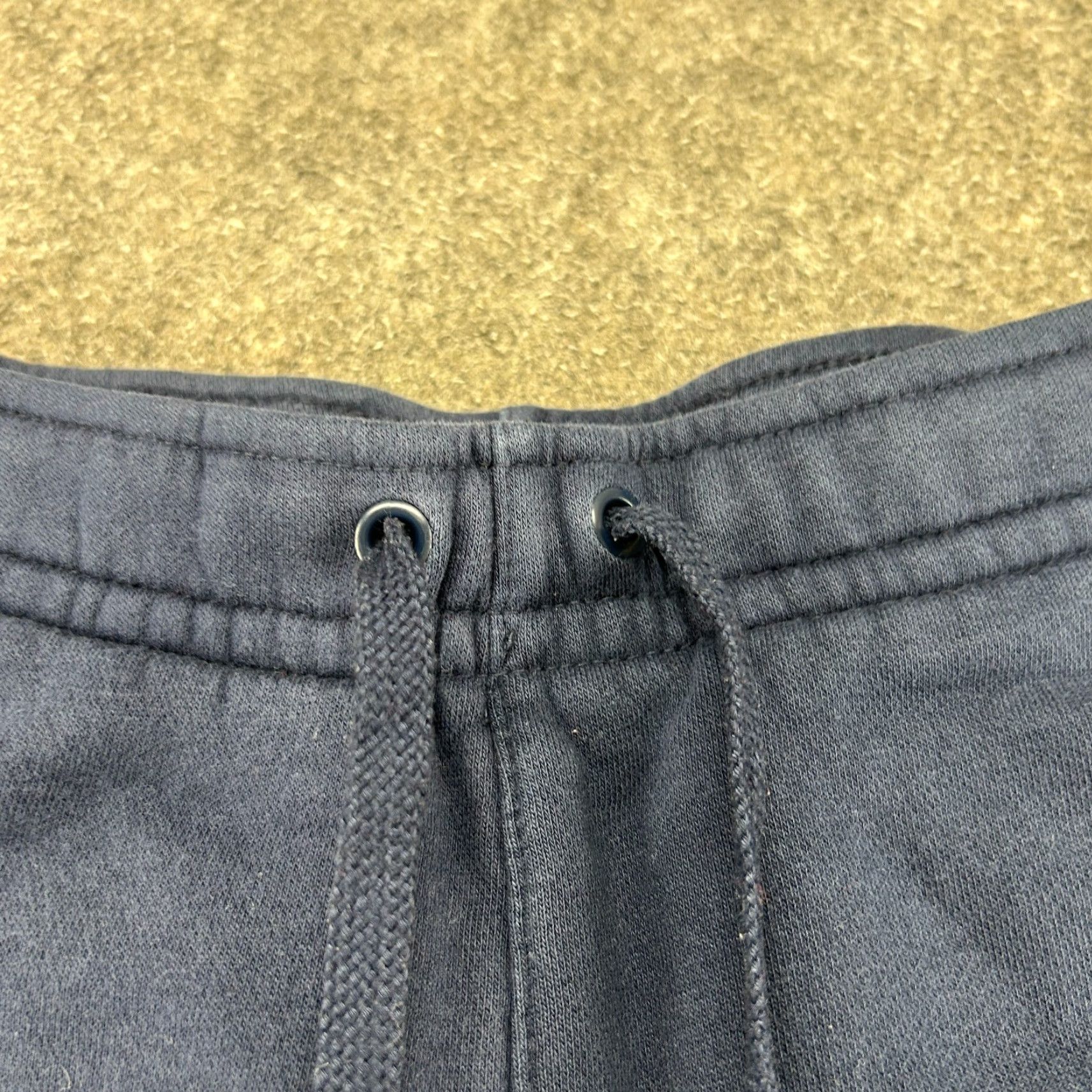 Nike Nike Pants Men Small Blue Jogger Club Fleece Swoosh Drawstring Solid Cotton Size US 29 - 3 Thumbnail
