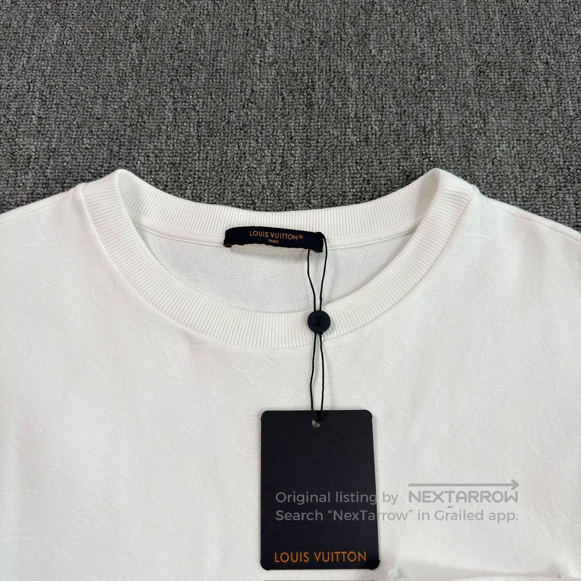 Louis Vuitton LV Dark Pattern Pocket White Short-Sleeve. Size US L / EU 52-54 / 3 - 3 Thumbnail