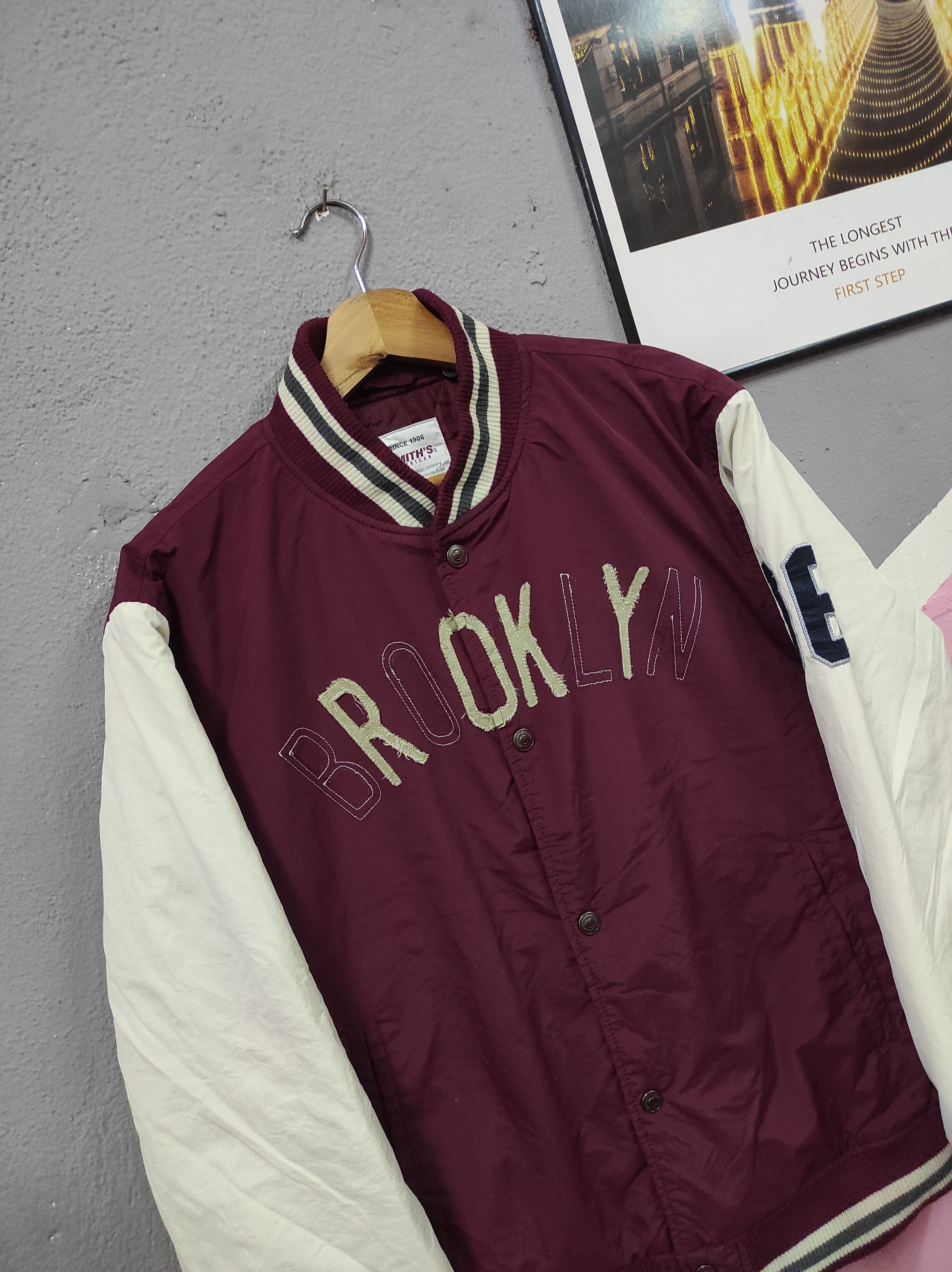 Smith's American SMITHS AMERICAN BROOKLYN VARSITY JACKET BUTTON UP Size US L / EU 52-54 / 3 - 2 Thumbnail