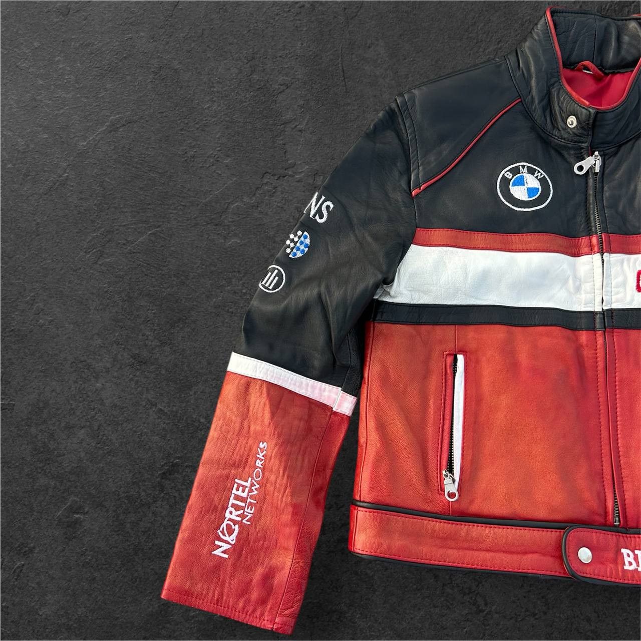 BMW Racing Jacket × BMW lather jacket women's Y2K Size S / US 4 / IT 40 - 4 Thumbnail