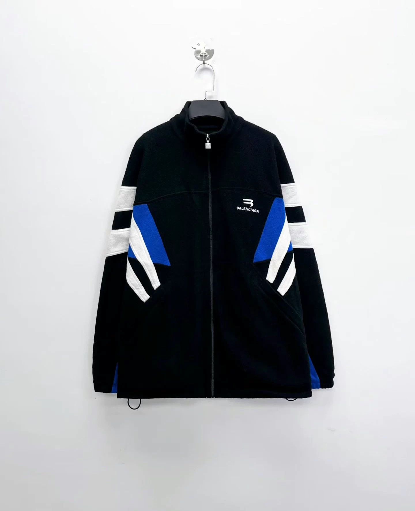 Balenciaga 【Balenciaga】Balenciaga SS23 Blue and Fleece Zip-Up Jacket Size US XS / EU 42 / 0 - 1 Thumbnail