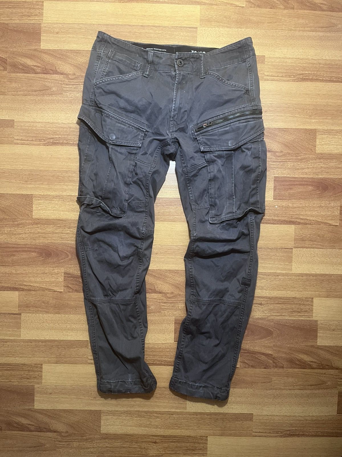 G-Star G Star RAW Cargo Pants Double Knee Y2k Multipocket Size US 30 / EU 46 - 1 Thumbnail