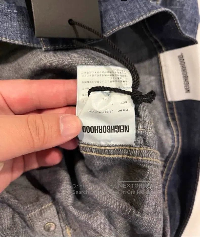 Neighborhood Neighborhood Distressed Effect Single Breasted Long Sleeve Size US L / EU 52-54 / 3 - 4 Thumbnail