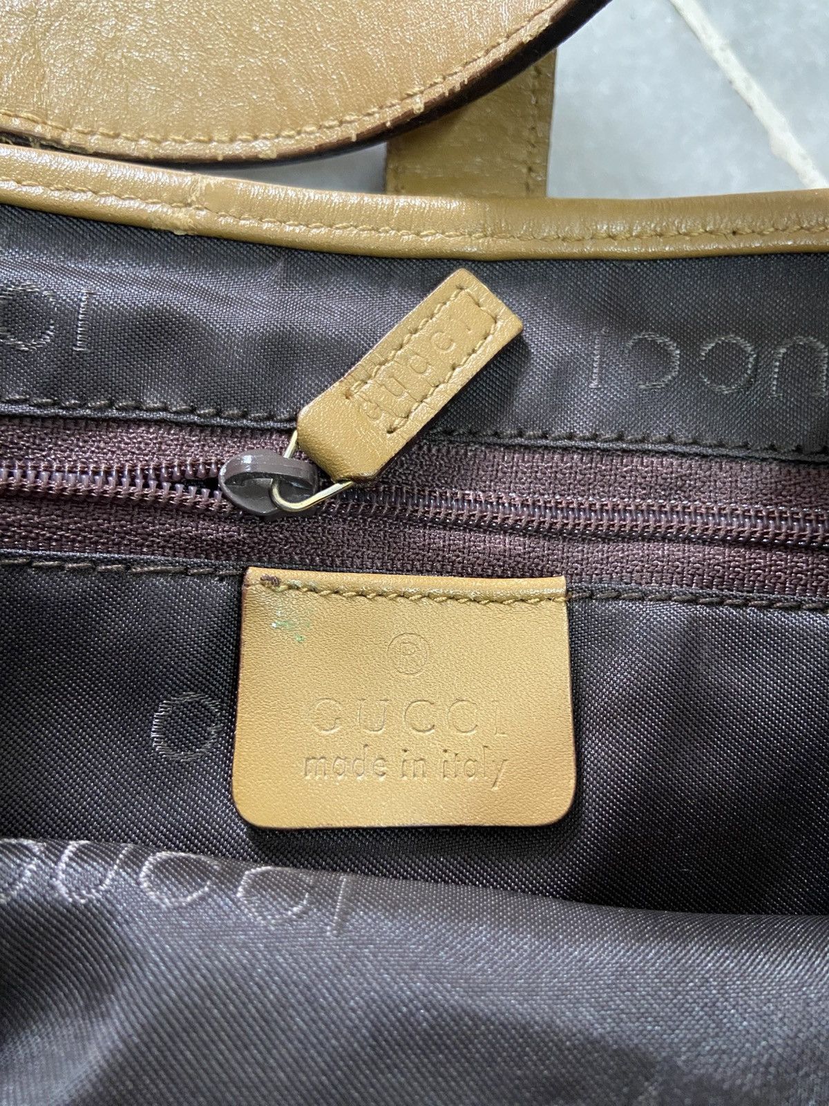 Gucci Gucci Gucci Vintage Jackie Bag in Brown Canvas and Leather Size ONE SIZE - 9 Thumbnail