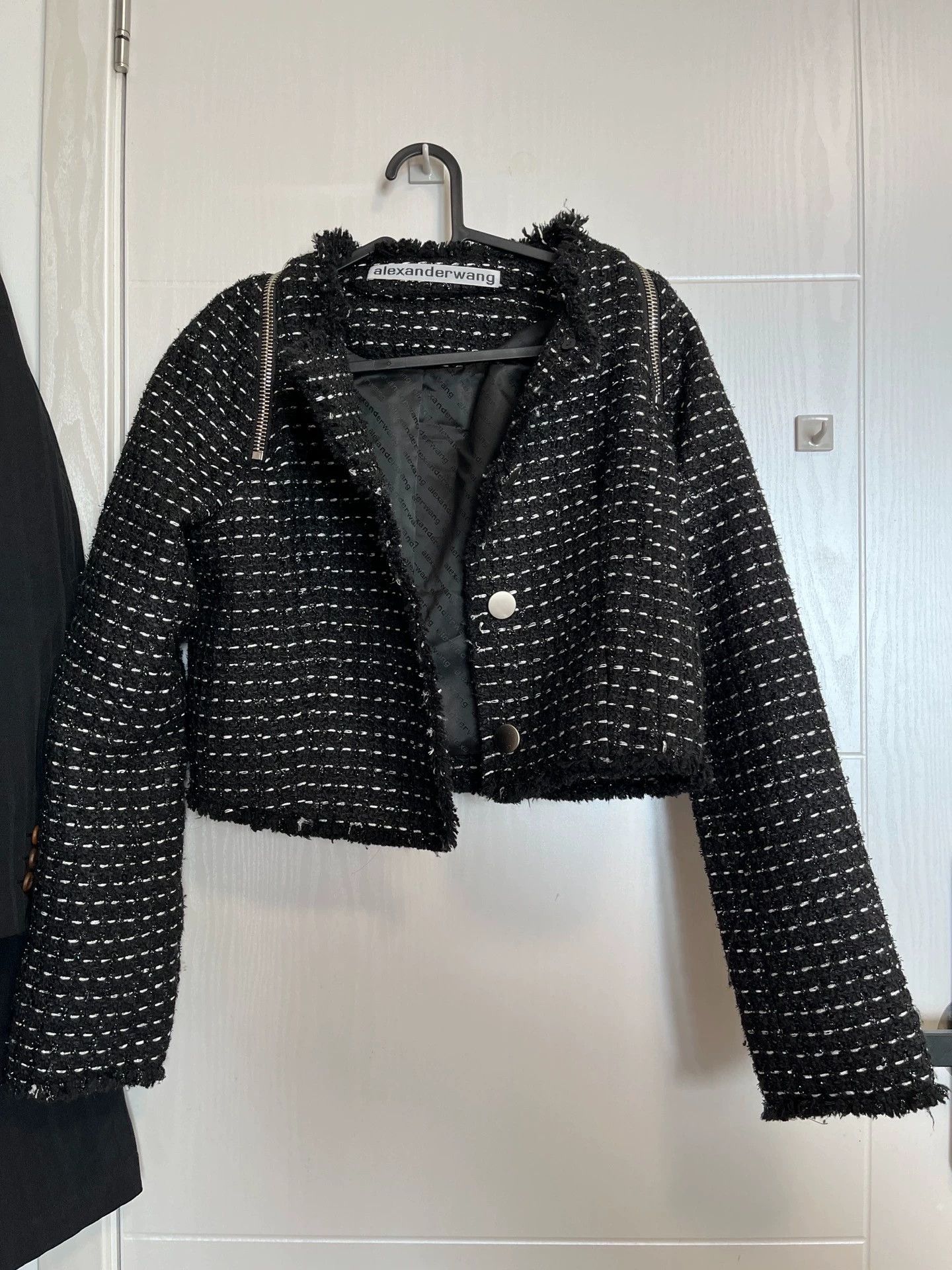 Alexander Wang Alexander Wang short tweed jacket M 98 new Size M / US 6-8 / IT 42-44 - 1 Thumbnail